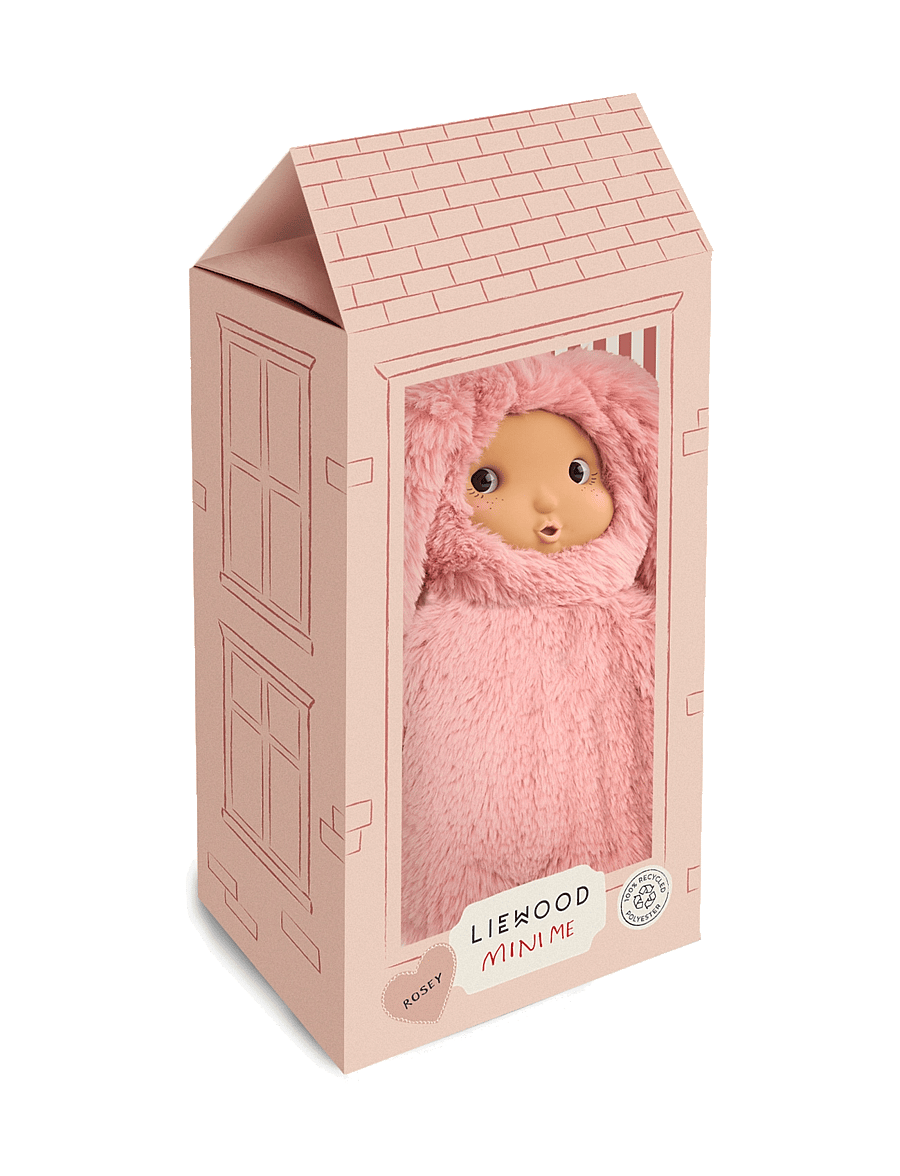 Liewood - Miko Rosey Plush Doll - mjuka leksaker - rose blush - 4