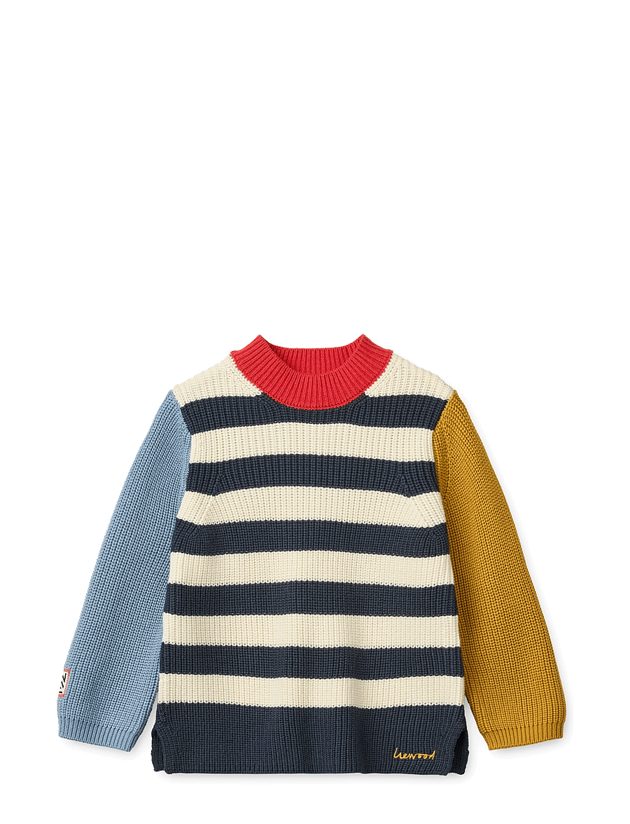 Liewood - Levi Cotton Knit Jumper - pullover - yuzy multi mix - 1