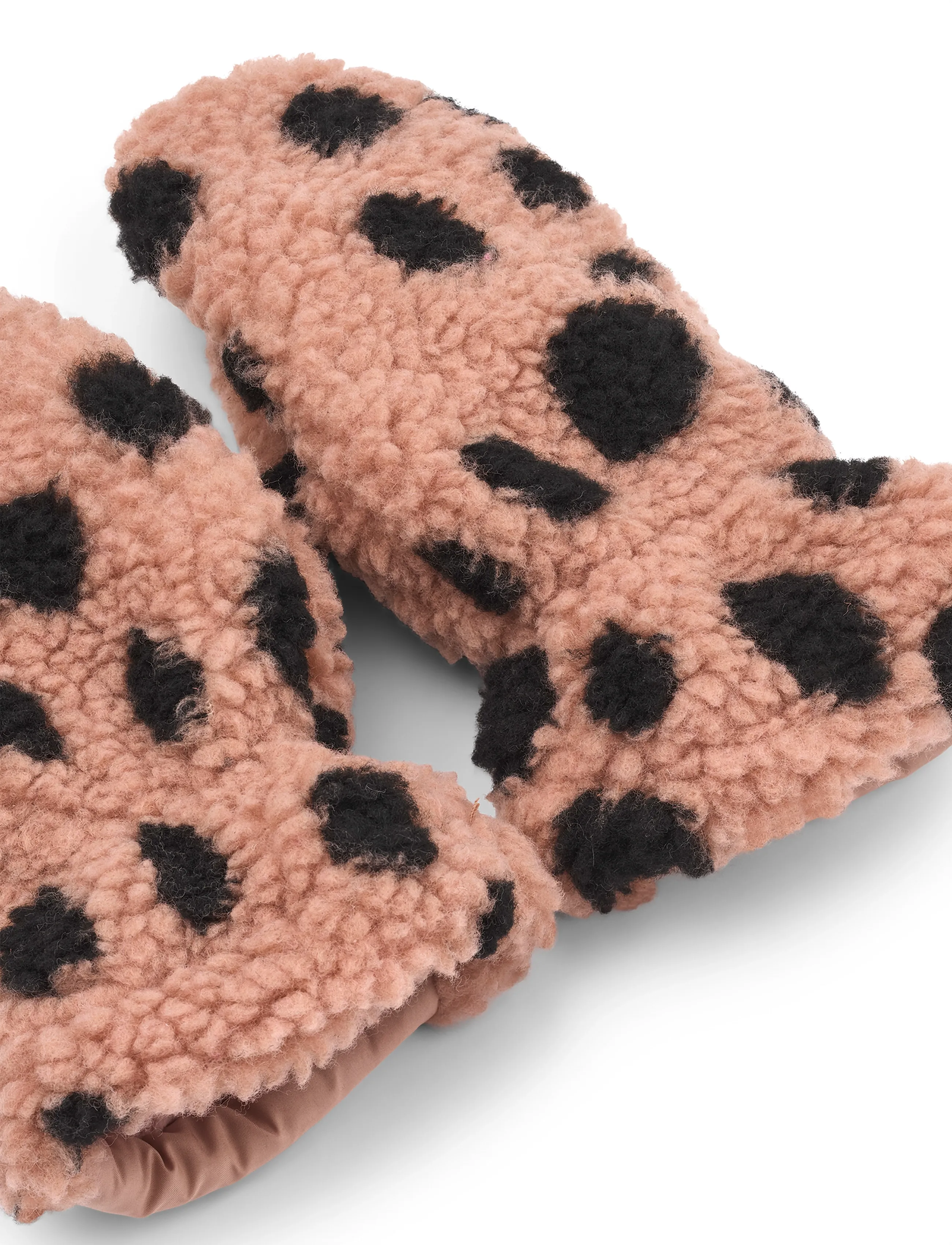 Liewood - Grethe Printed Pile Gloves - mega leo spot / pale tuscany - 2