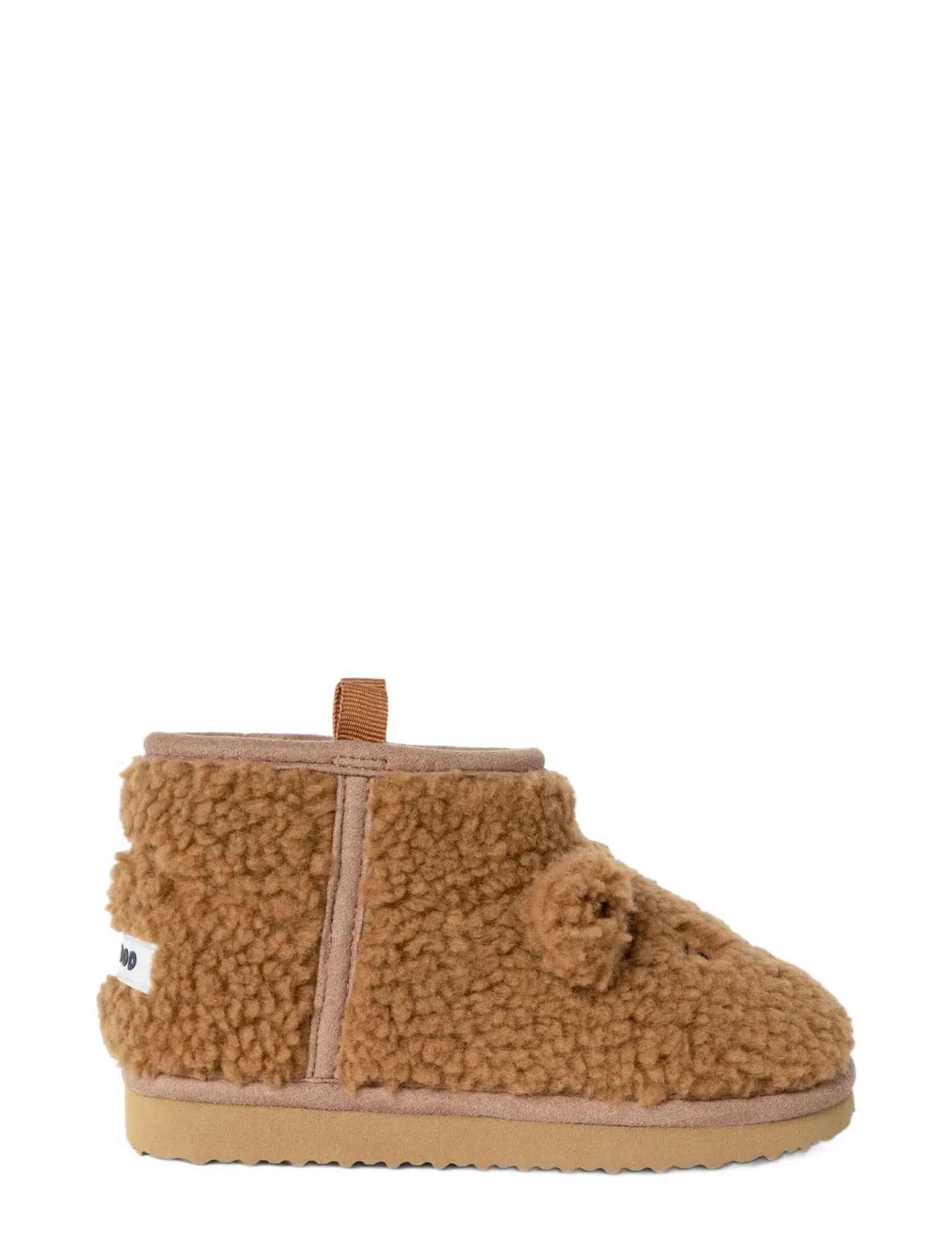 Liewood - Alban Bear Pile Boot Slipper - golden caramel - 3