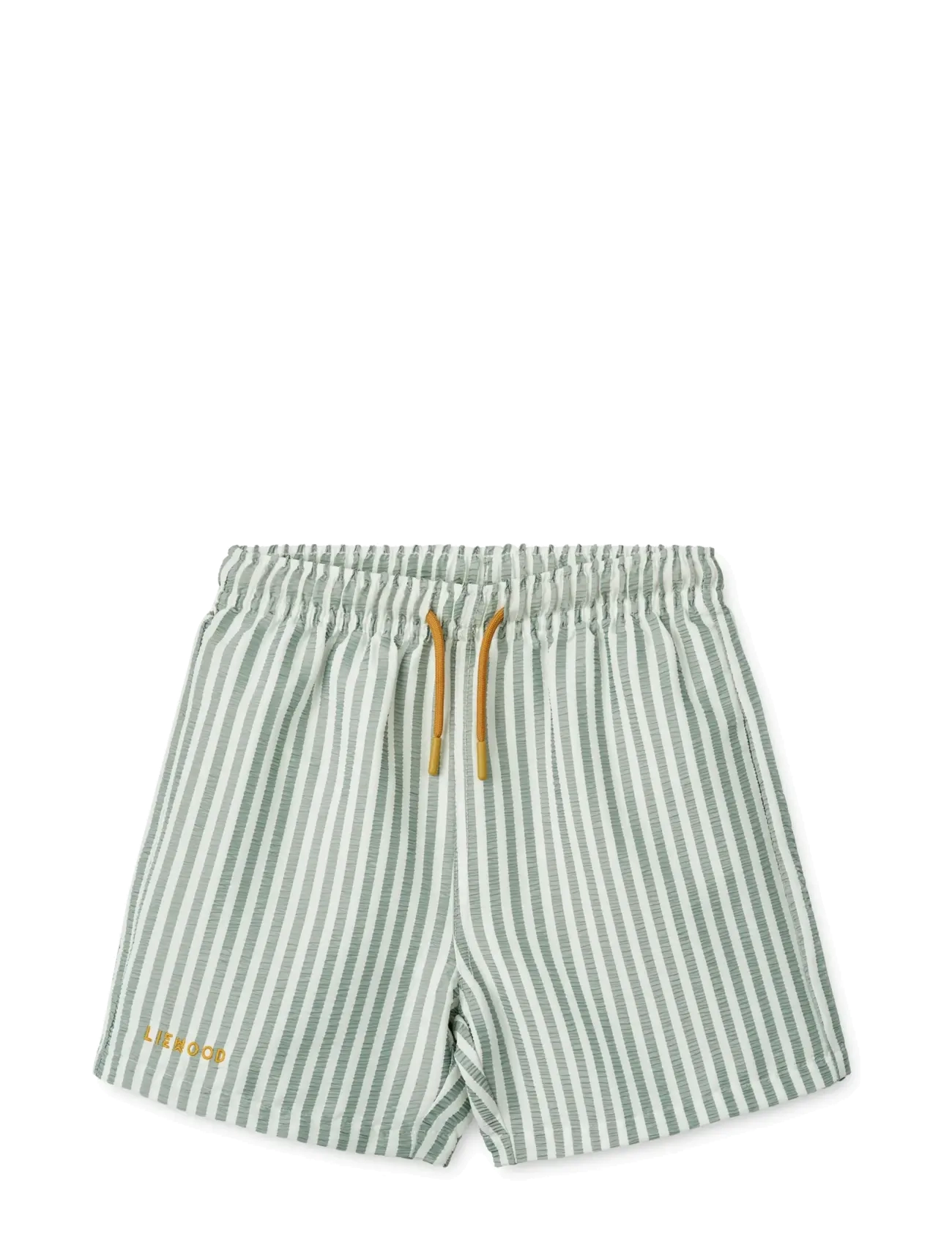 Liewood Duke Stripe Board Shorts - Badetøj - STRIPE PEPPERMINT / CRISP WHITE / green