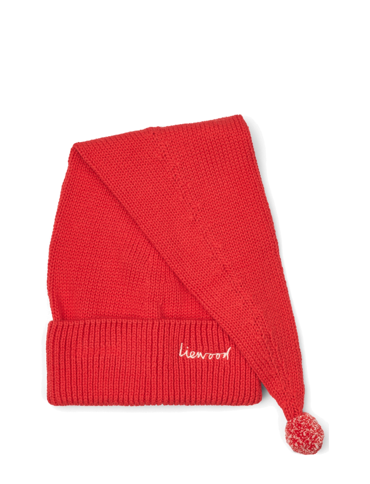 Liewood Alf Christmas Hat w Embroidery - Huer - APPLE RED / red