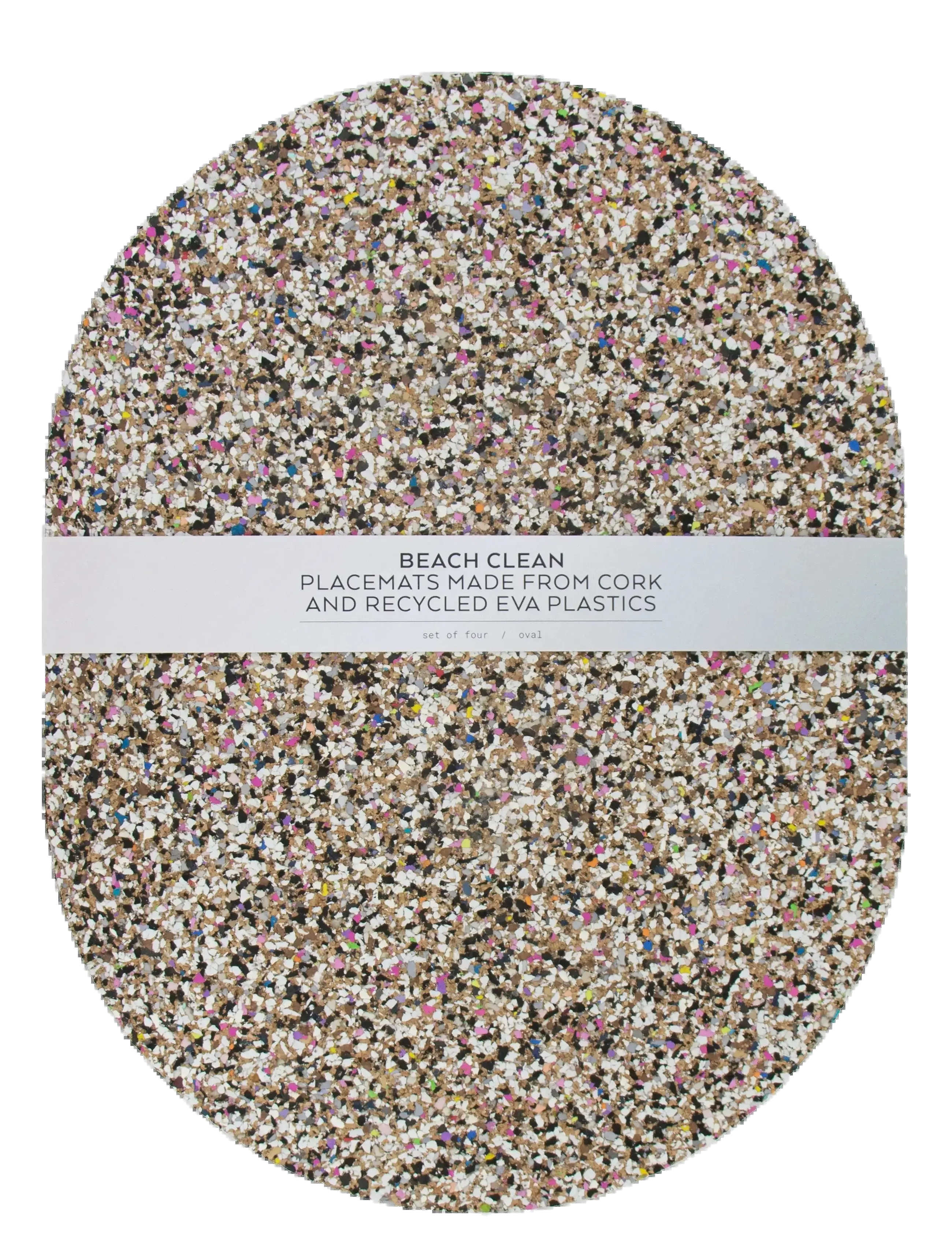 Liga - Beach Clean Oval Placemat set of 4, 40x30cm - sets de table et dessous de verre - multi-coloured - 2