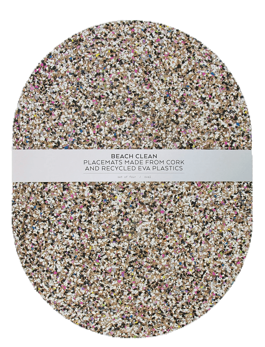 Liga - Beach Clean Oval Placemat set of 4, 40x30cm - platzdeckchen - multi-coloured - 2