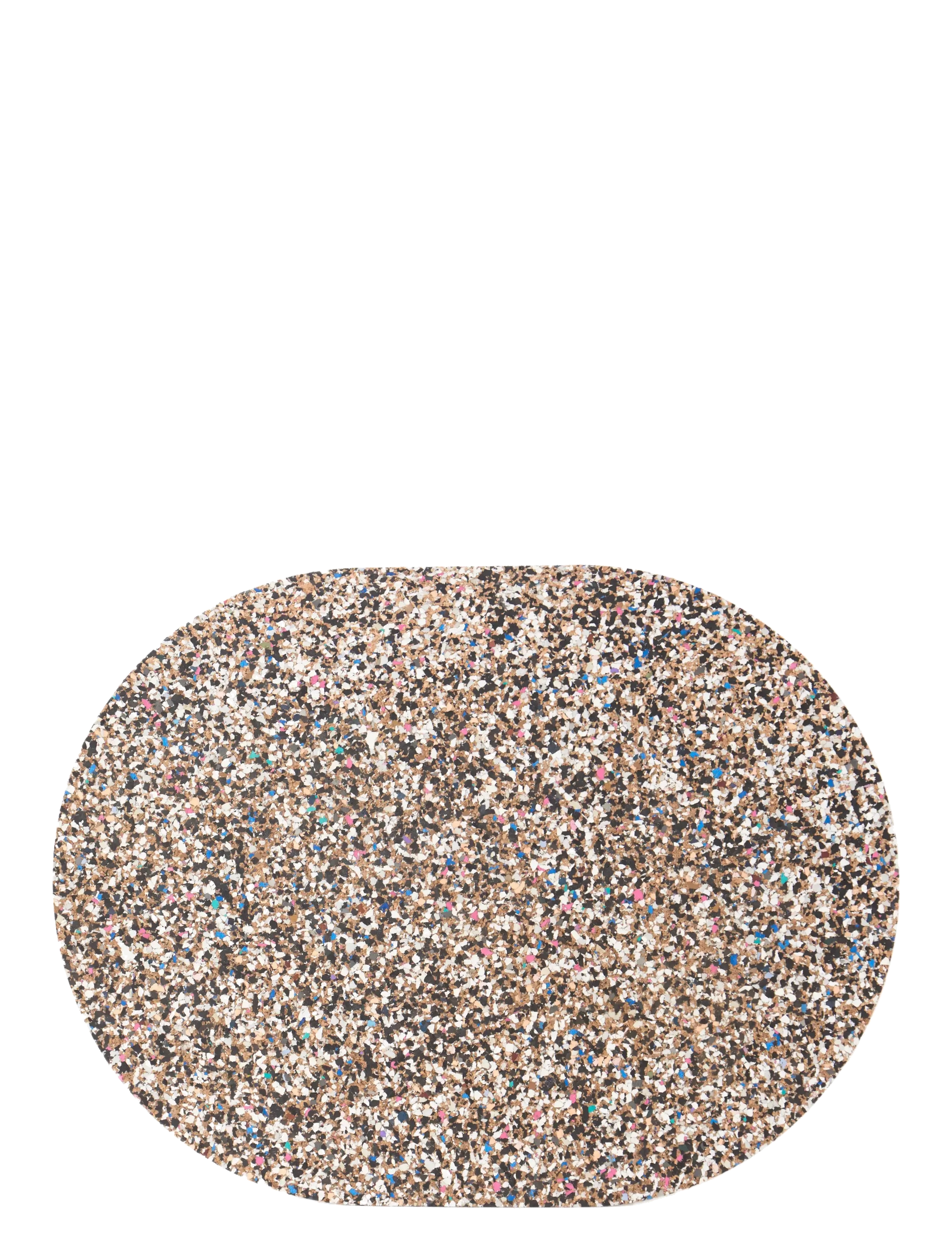 Liga Beach Clean Oval Dækkeserviet, Sæt Med 4, 40X30 Cm, Dækkeserviet, Multi/mønstret, Str: 40X30CM