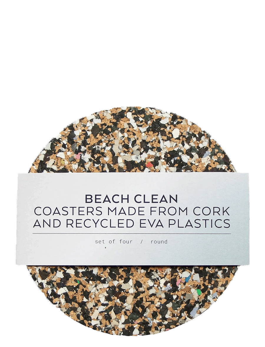 Liga - Beach Clean Round Coasters set of 4, 9cm - die niedrigsten preise - multi-coloured - 1