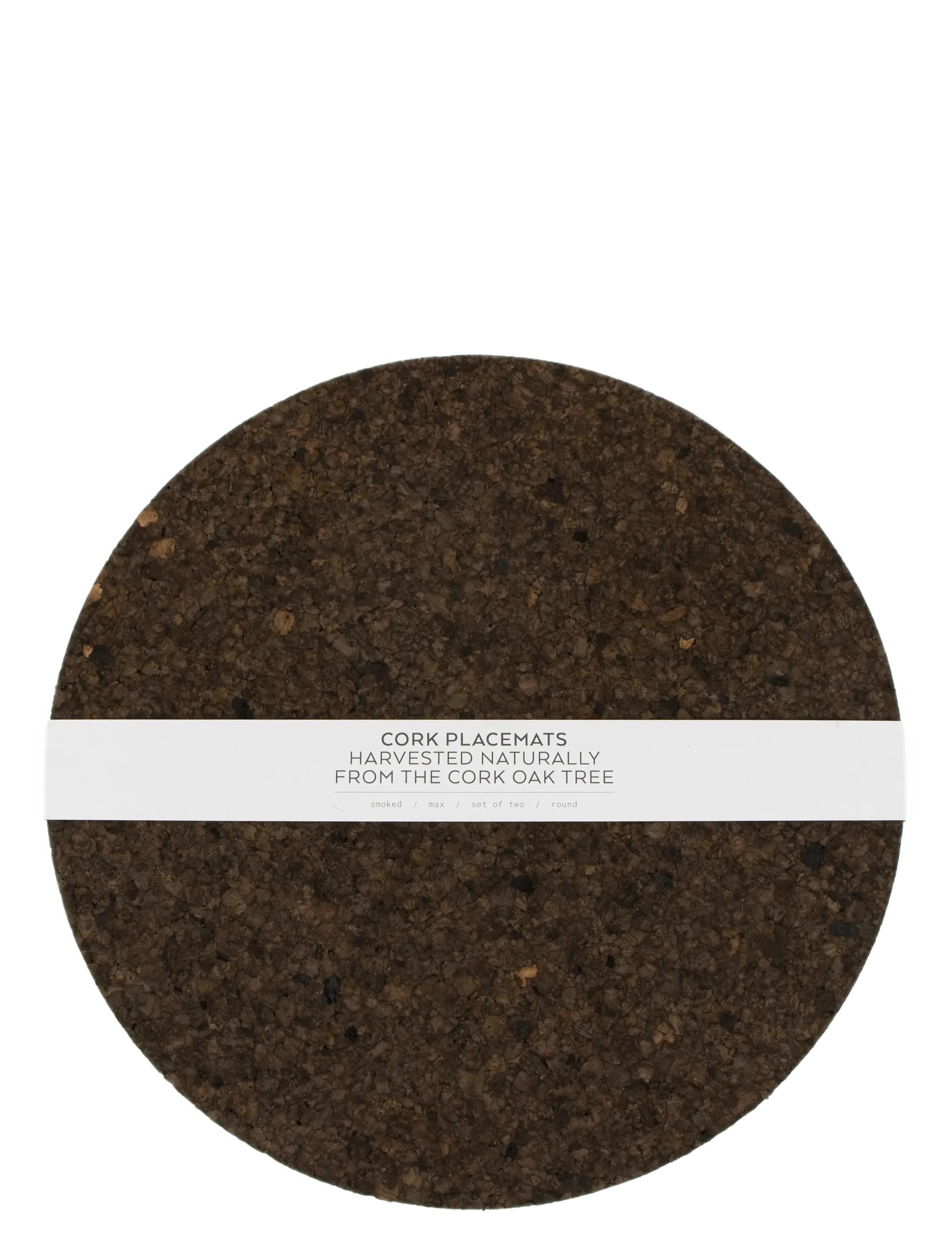 Liga - Smoked Max Placemat set of 2, 32cm - shop by price - smoked / black - 2