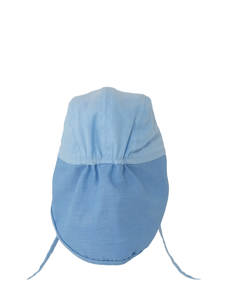 Lil' Boo - Soft Baby Sun Cap (UV) - sonnenhüte - block blue - 1