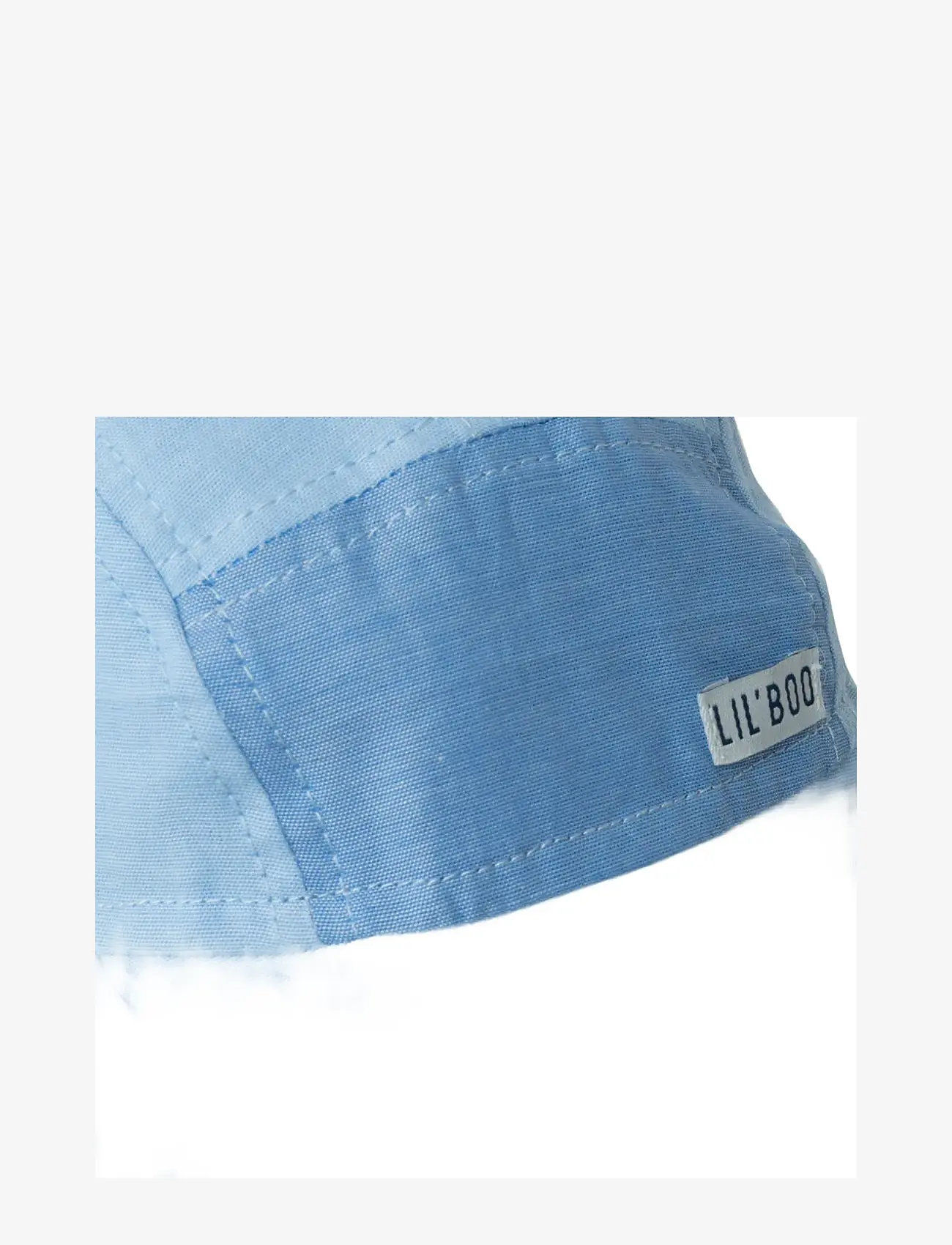 Lil' Boo - Soft Baby Sun Cap (UV) - sólhattar - block blue - 2