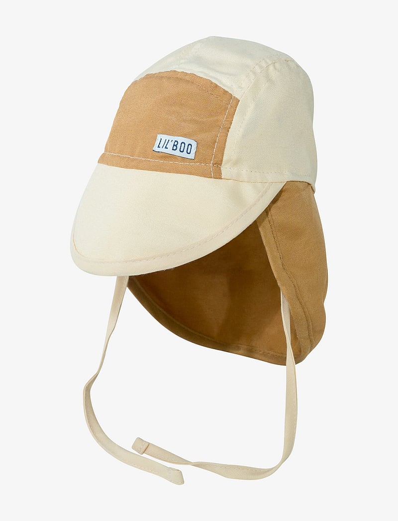 Lil' Boo - Soft Baby Sun Cap (UV) - hellehatut - block caramel - 1