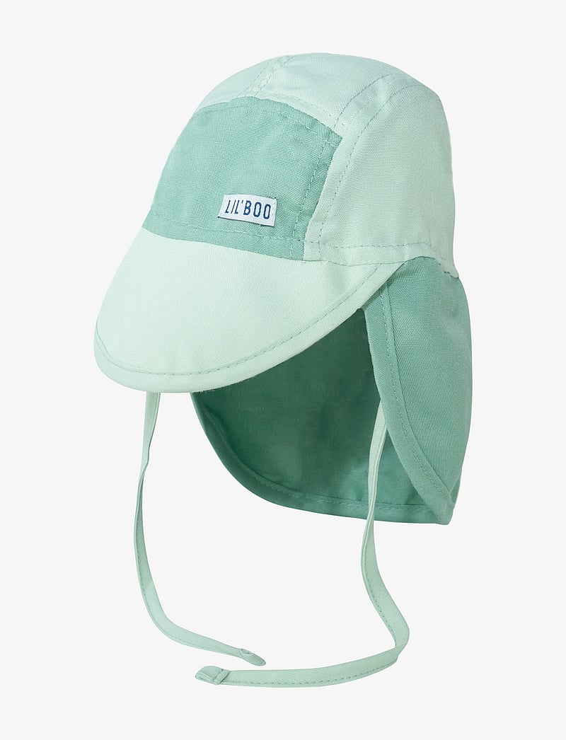 Lil' Boo - Soft Baby Sun Cap (UV) - päikesemütsid - block green - 0