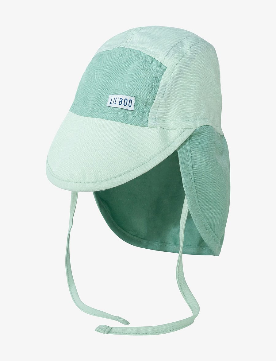 Lil' Boo - Soft Baby Sun Cap (UV) - sonnenhüte - block green - 0