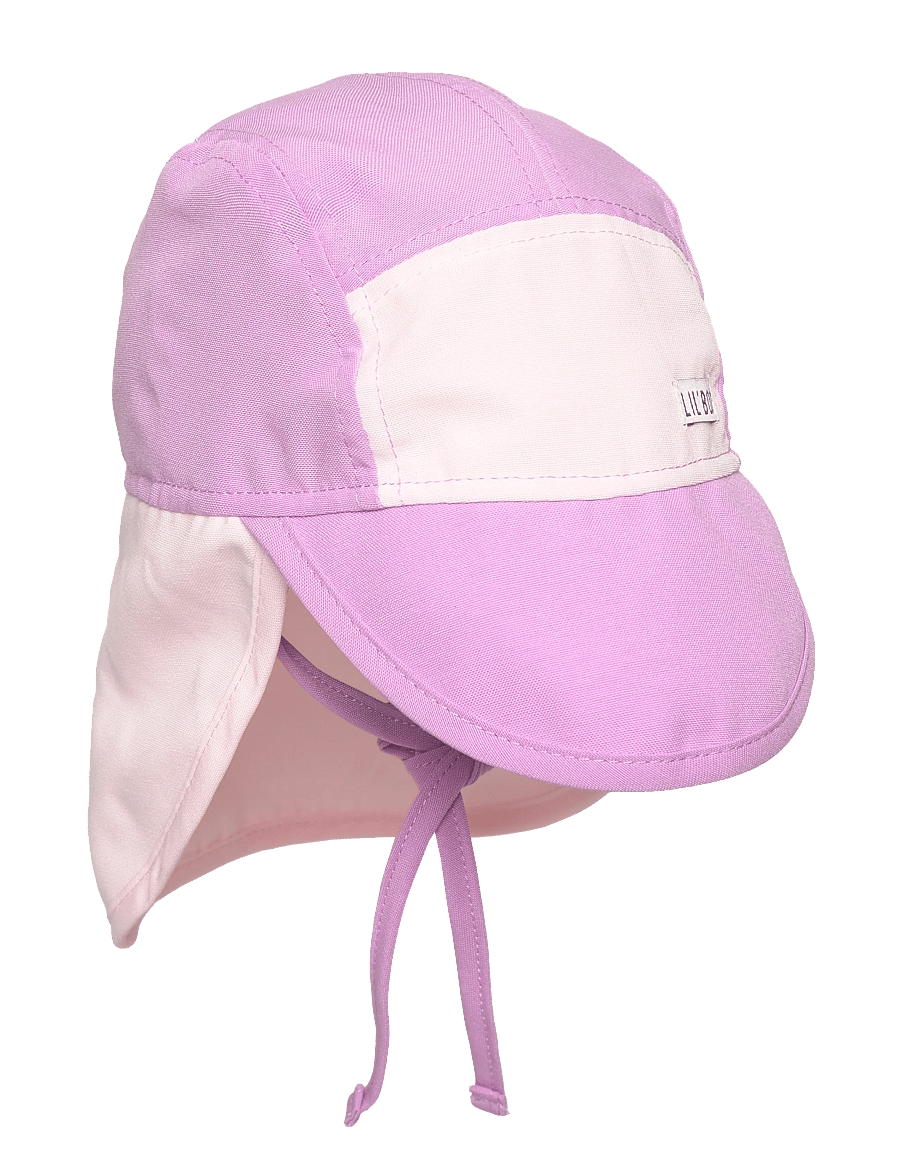 Lil' Boo - Soft Baby Sun Cap (UV) - solhattar - block purple - 0