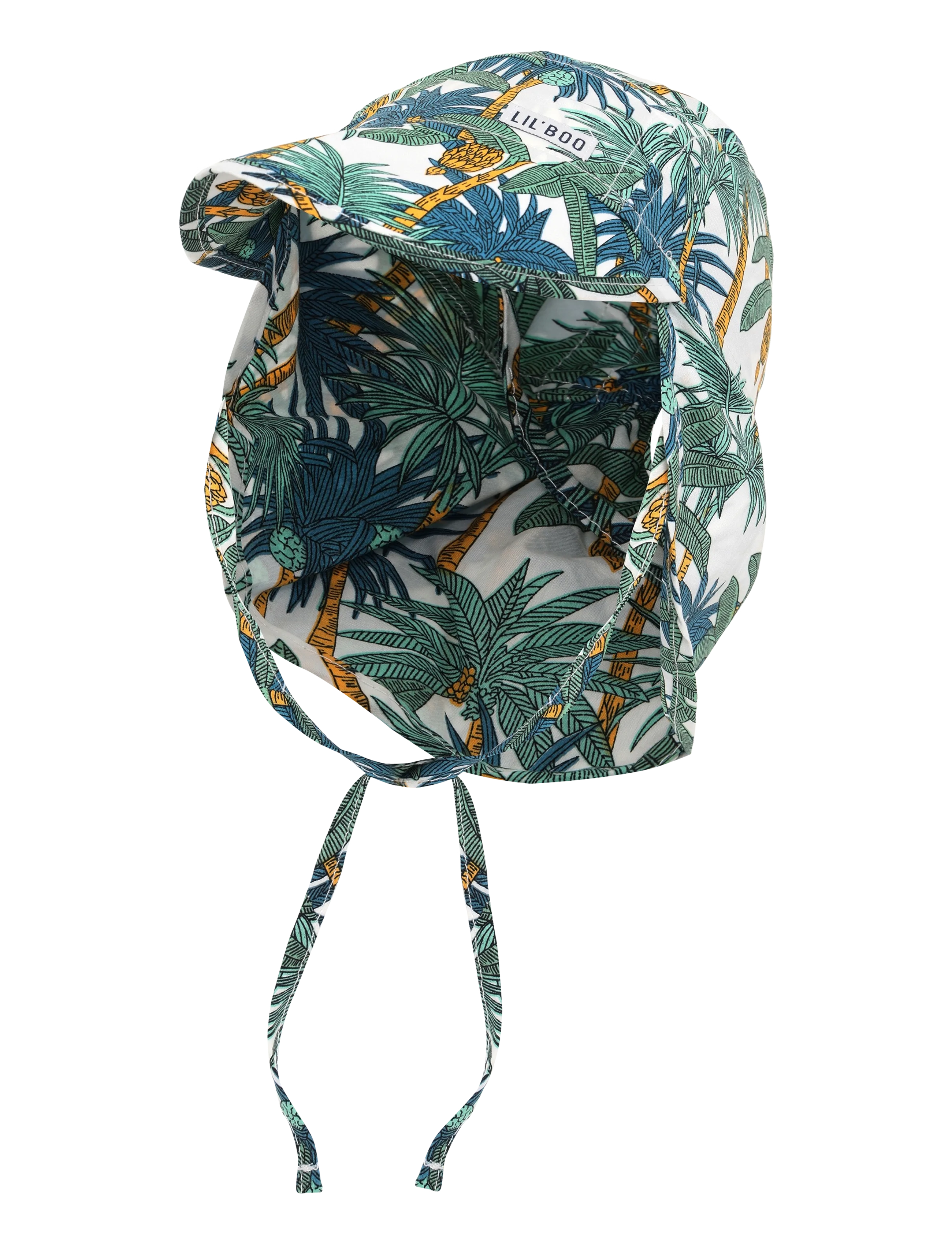 Lil' Boo Soft Baby Cap - Cream Flowers, 3-6M, Beige, Huer > Babyhuer, Børn