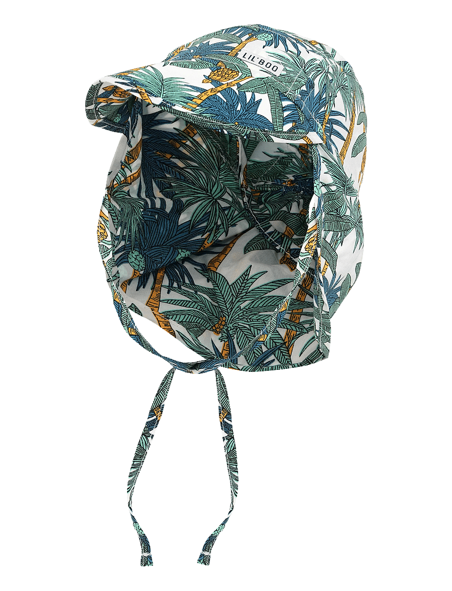 Lil' Boo - Soft Baby Cap - Cream Flowers - babymützen - beige - 0