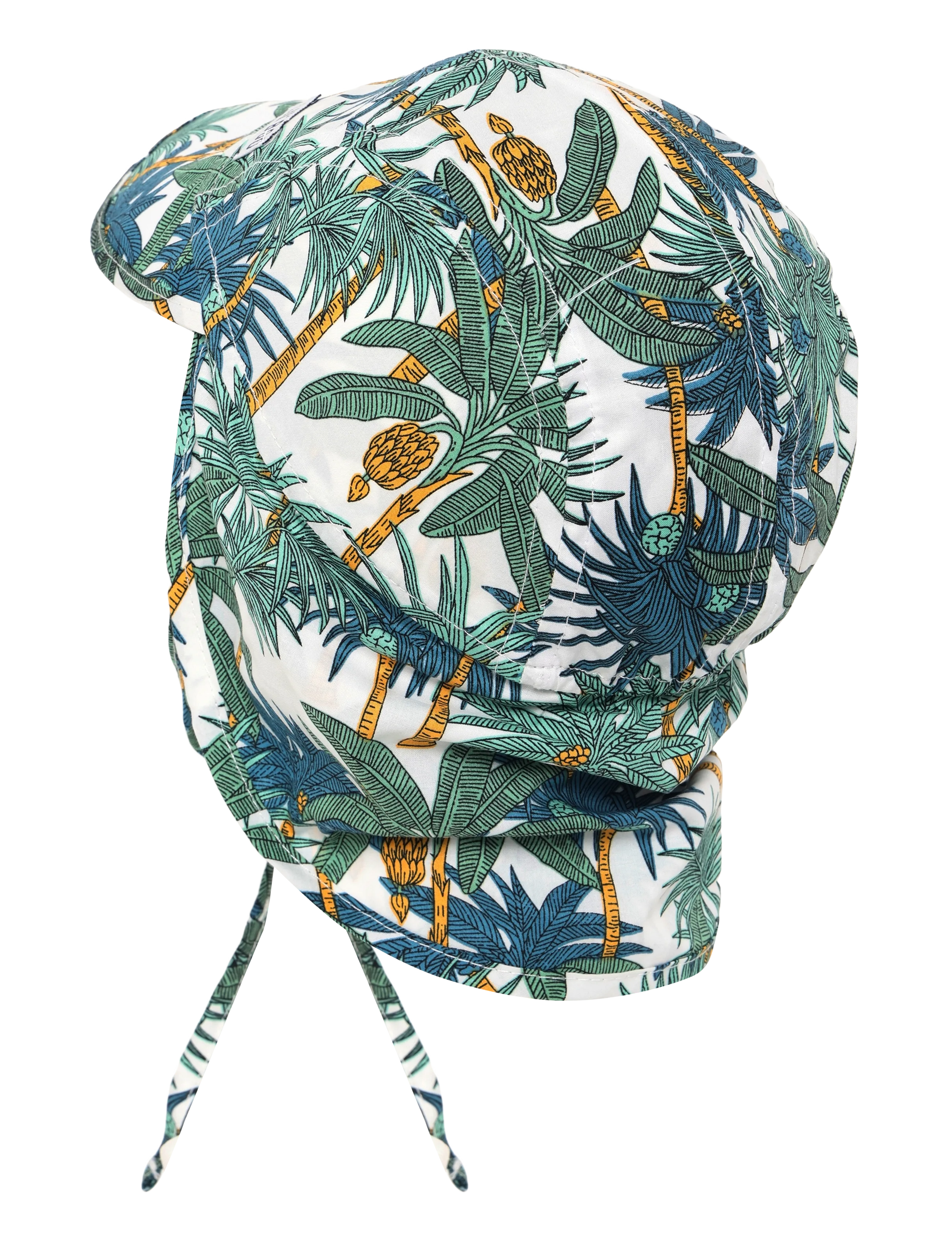 Lil' Boo - Soft Baby Cap - Cream Flowers - beige - 1