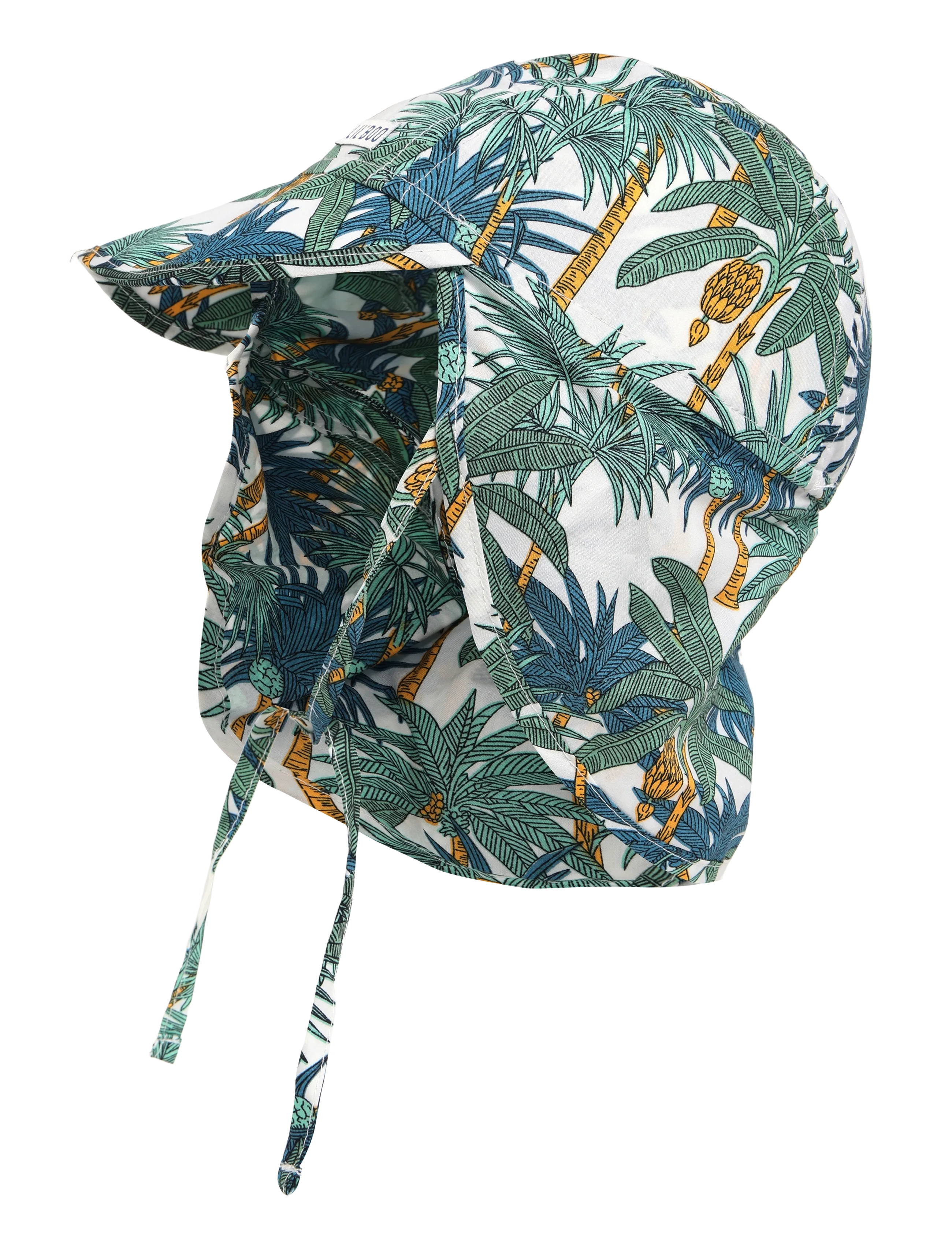 Lil' Boo - Soft Baby Cap - Cream Flowers - beige - 2