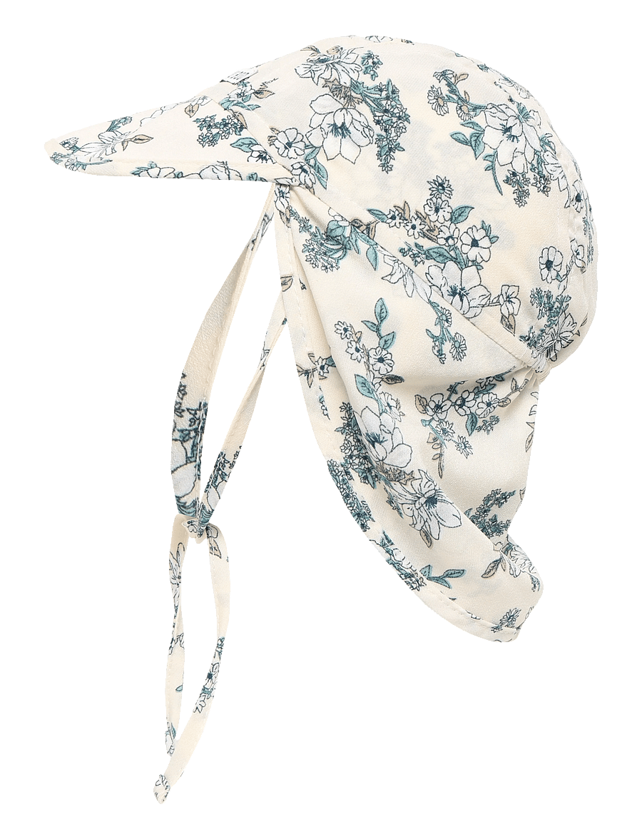 Lil' Boo - Soft Baby Cap - Cream Flowers - babymützen - cream - 2