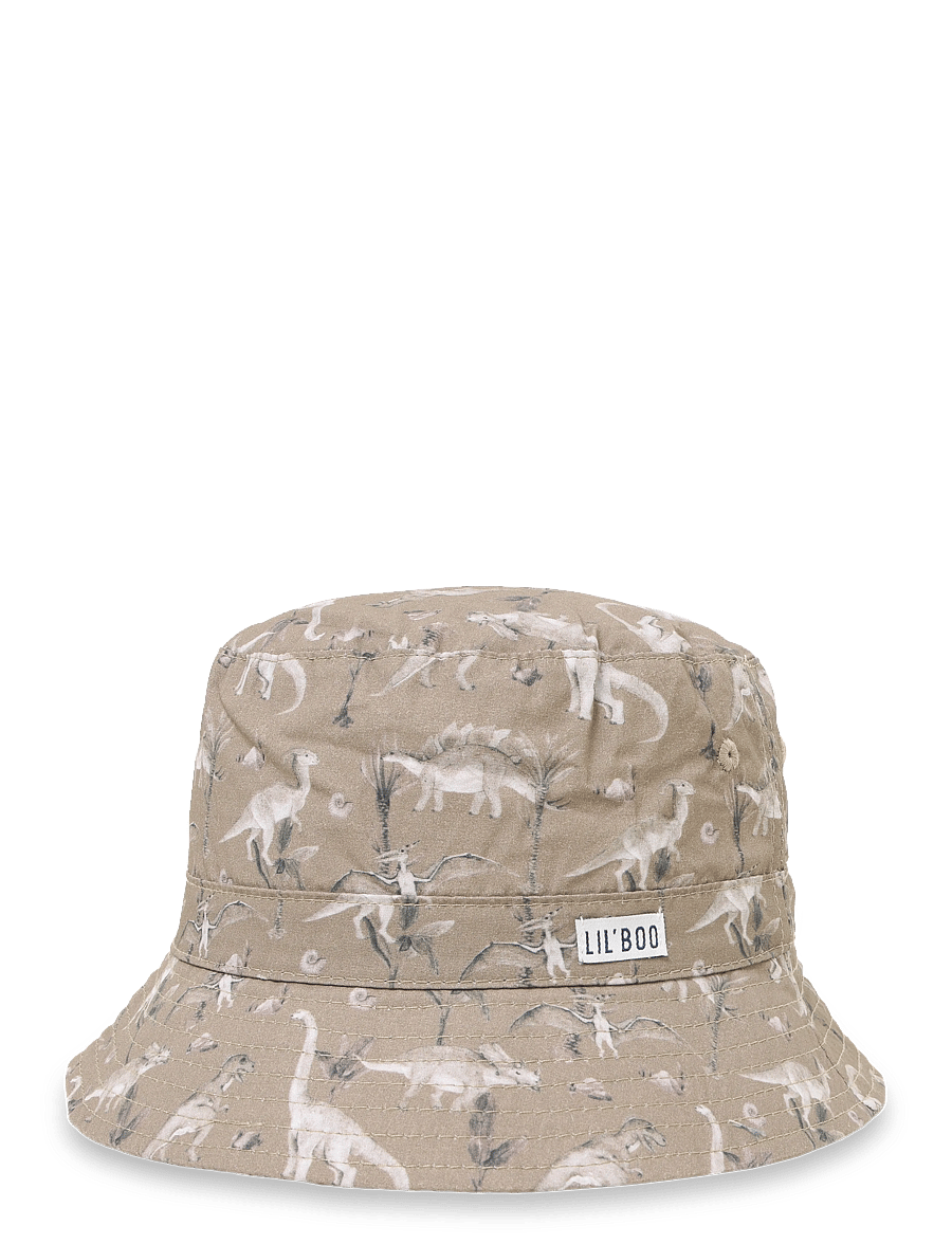 Lil' Boo - Dino Bucket Hats - winteraccessoires - brown - 0