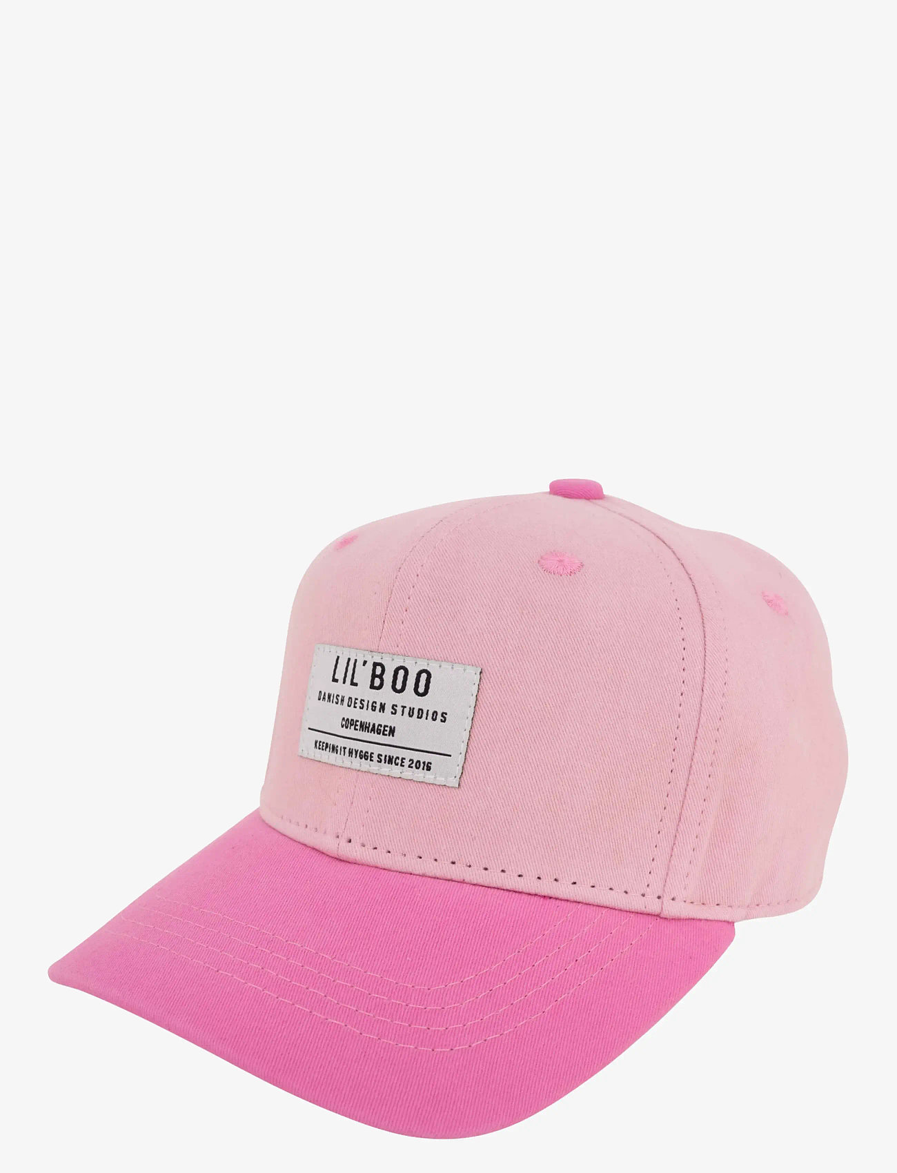 Lil' Boo - Organic Block Snapback - block pink - 1