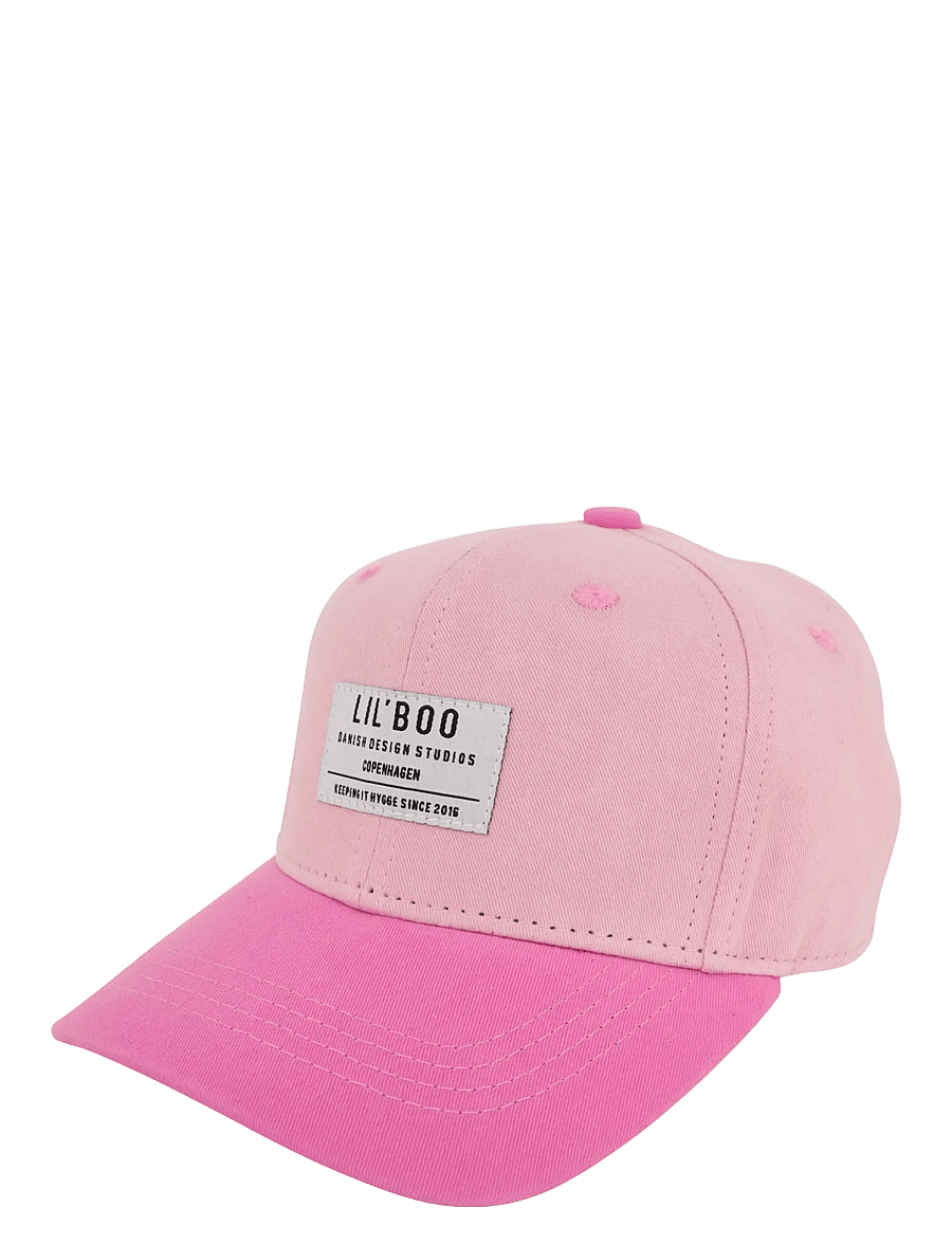 Lil' Boo - Organic Block Snapback - caps - block pink - 1