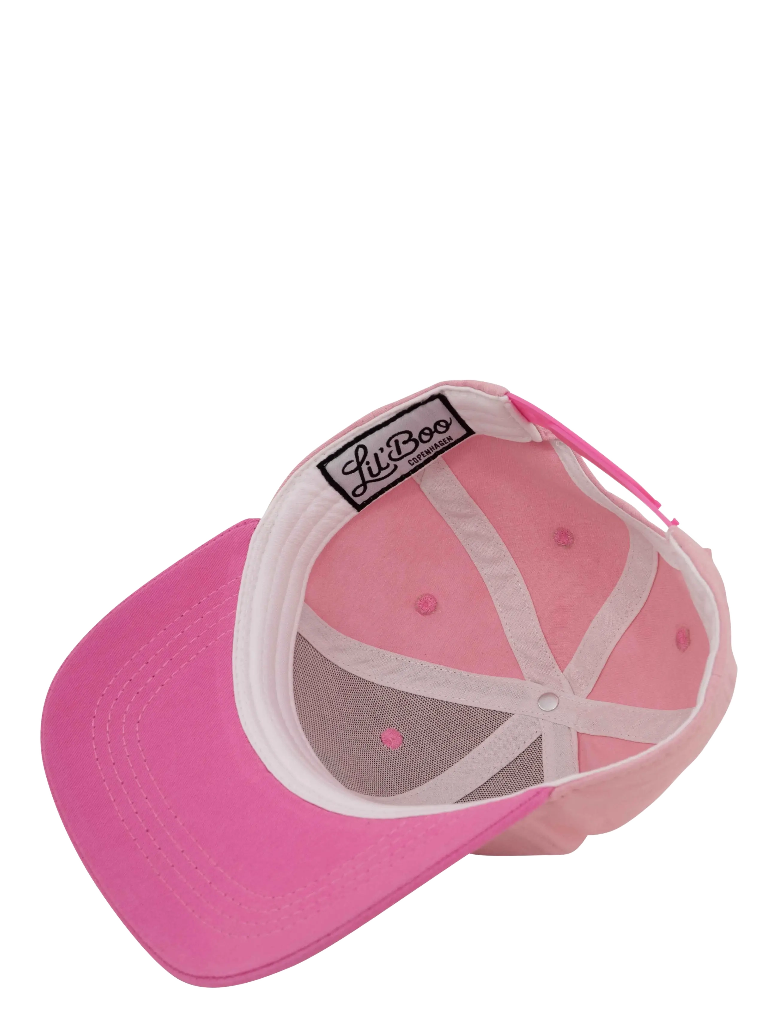 Lil' Boo - Organic Block Snapback - block pink - 3