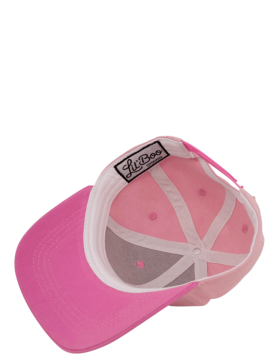 Lil' Boo - Organic Block Snapback - caps - block pink - 3
