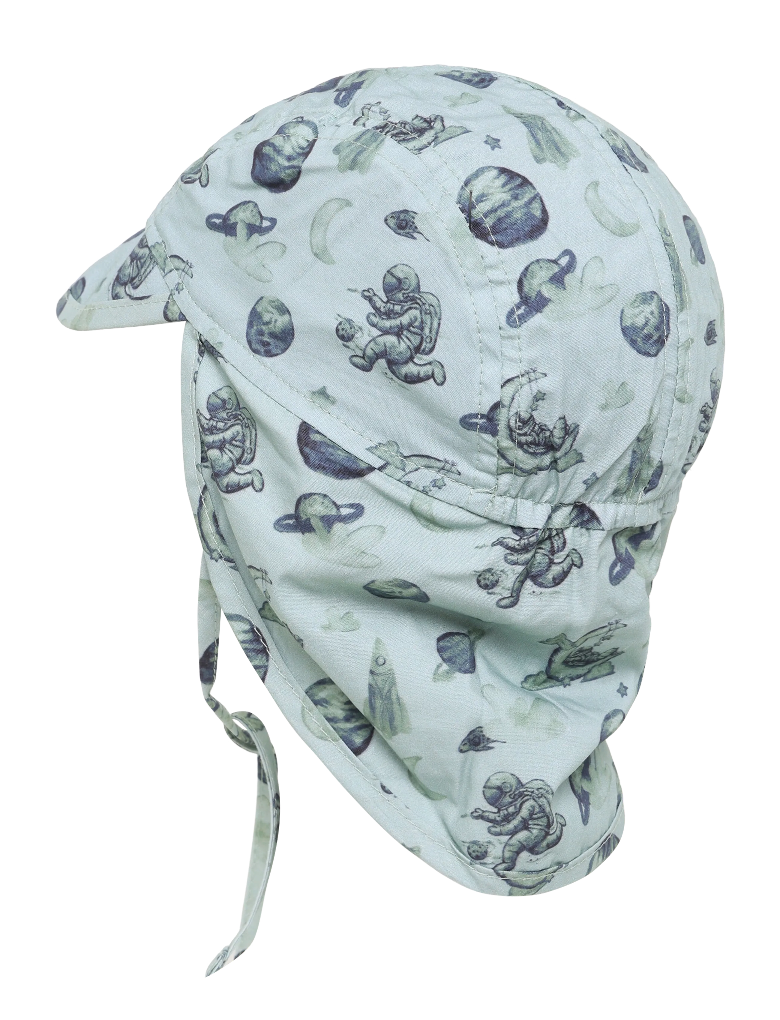Lil' Boo - Soft Baby Cap - Space - green - 1