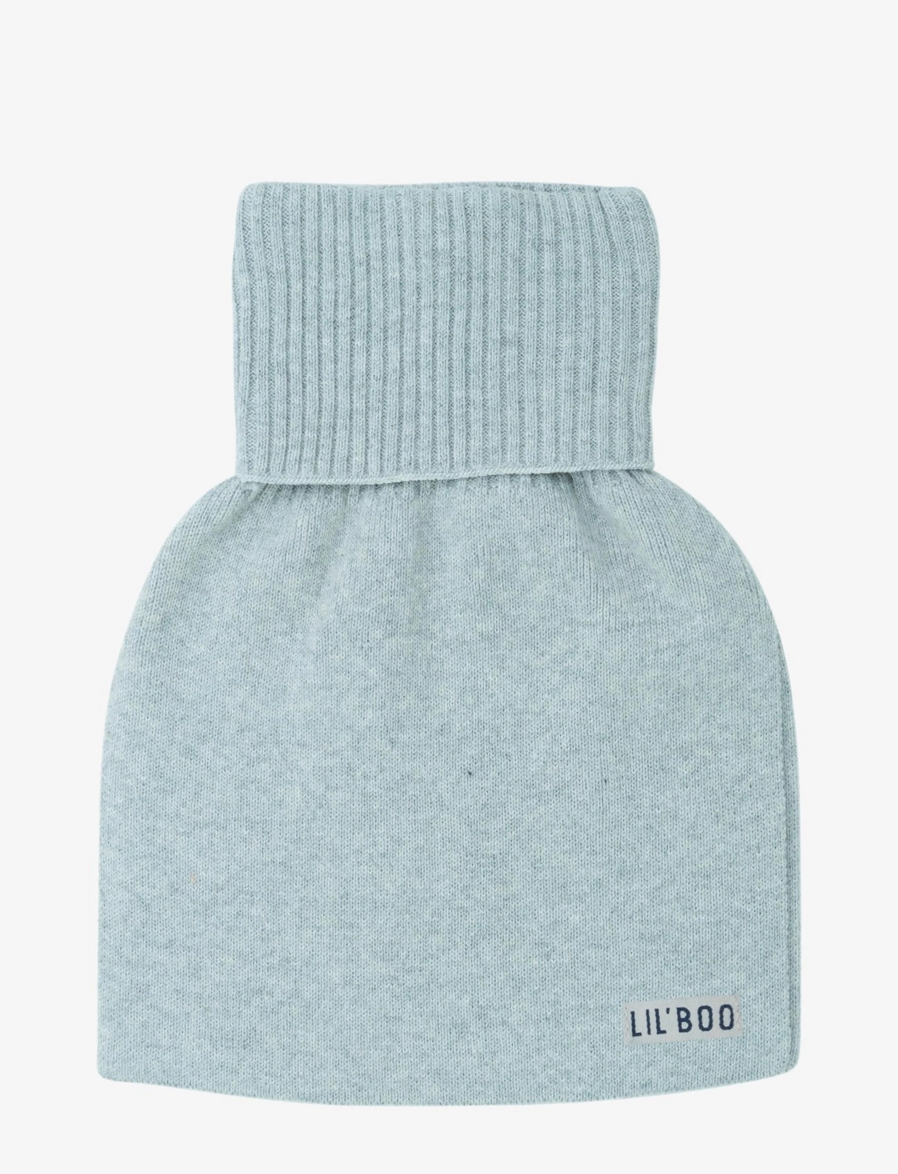 Lil' Boo Lil' Boo Organic Neck Warmer - Tørklæder - LIGHT GREY MELANGE / blue