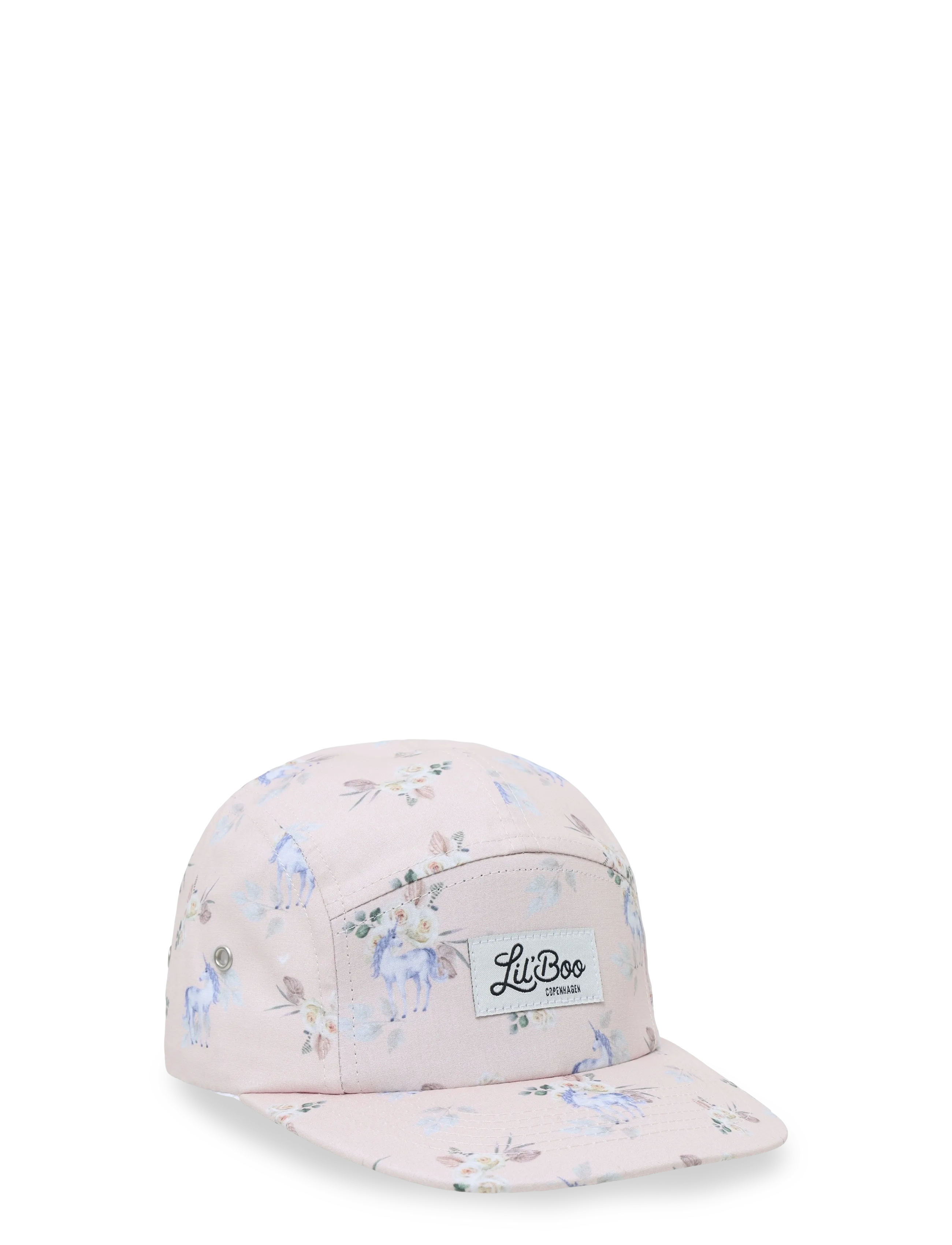 Lil' Boo Unicorn 5 Panel, Børn, Enhjørning 5 Panel Kasket, Beige, Str: 1.5-4Y