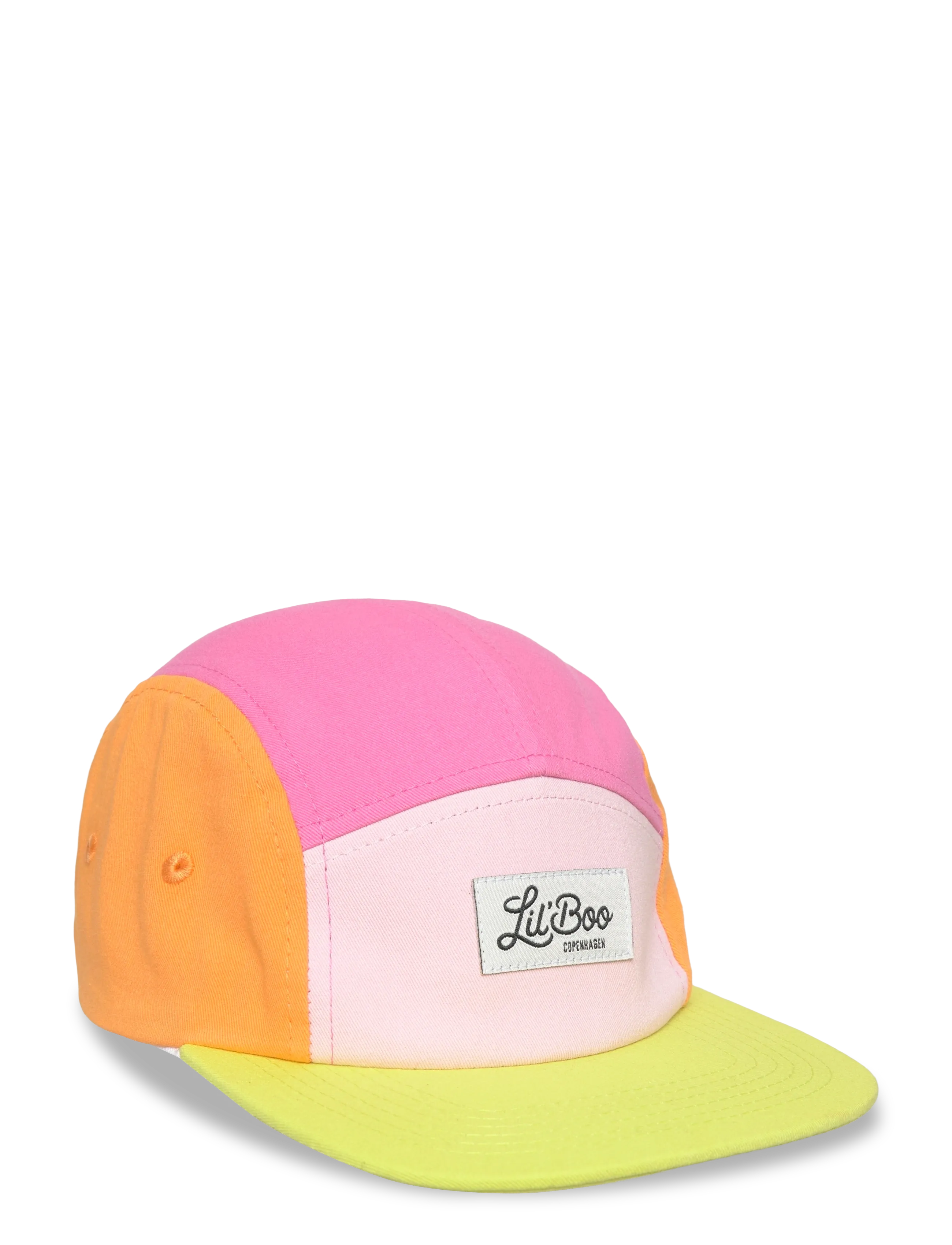Lil' Boo Block Sky Earth 5 Panel, Børn, 5 Panel Kasket, Pink, Str: 9M/1.5Y