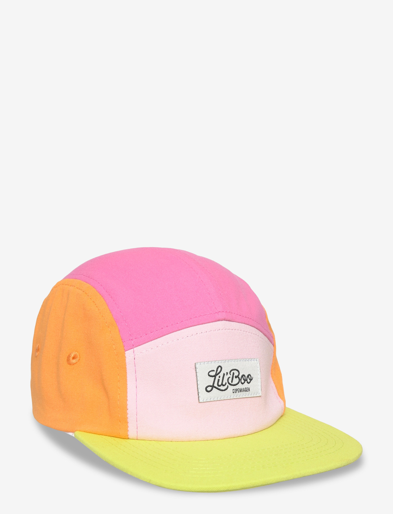 Lil' Boo - Block Pumkin Blue 5 - caps - lime/pink/orange - 0