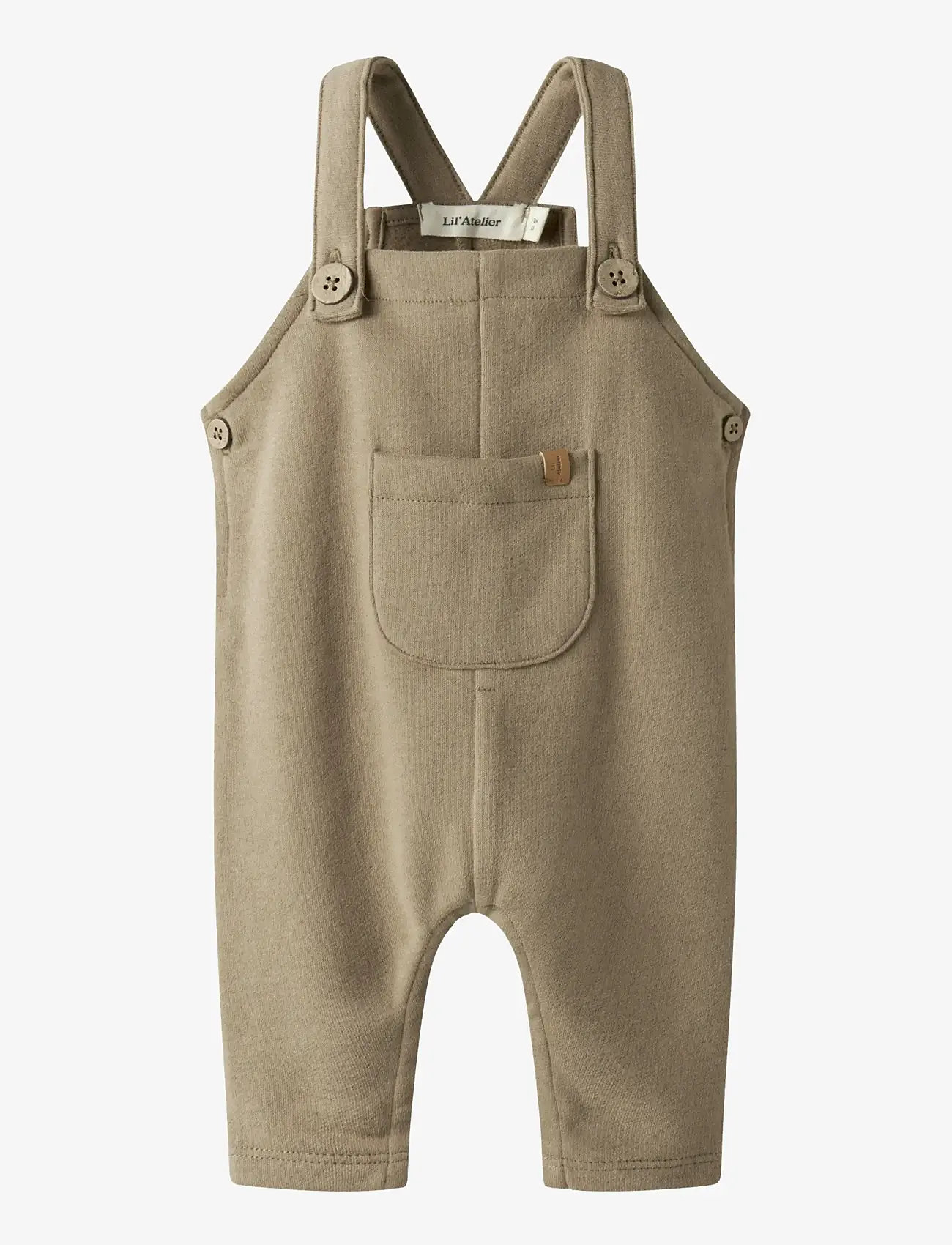 Lil'Atelier - NBMILONDON SWEAT OVERALL LIL - hängselbyxor - sepia tint - 1
