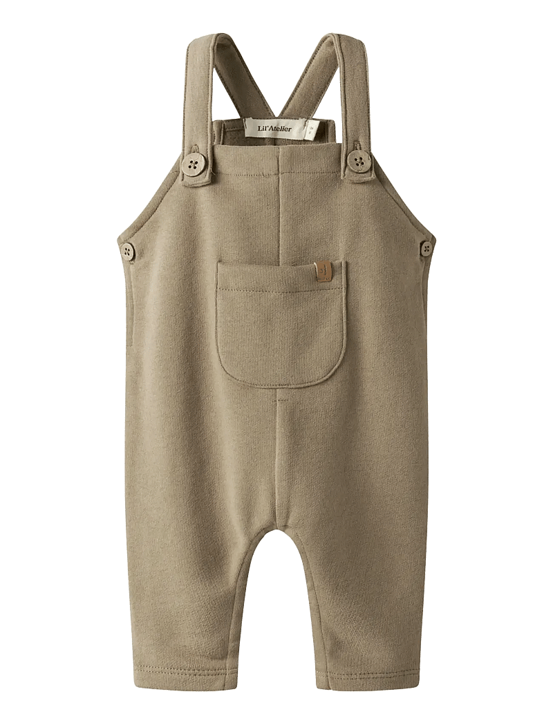 Lil'Atelier - NBMILONDON SWEAT OVERALL LIL - hängselbyxor - sepia tint - 1