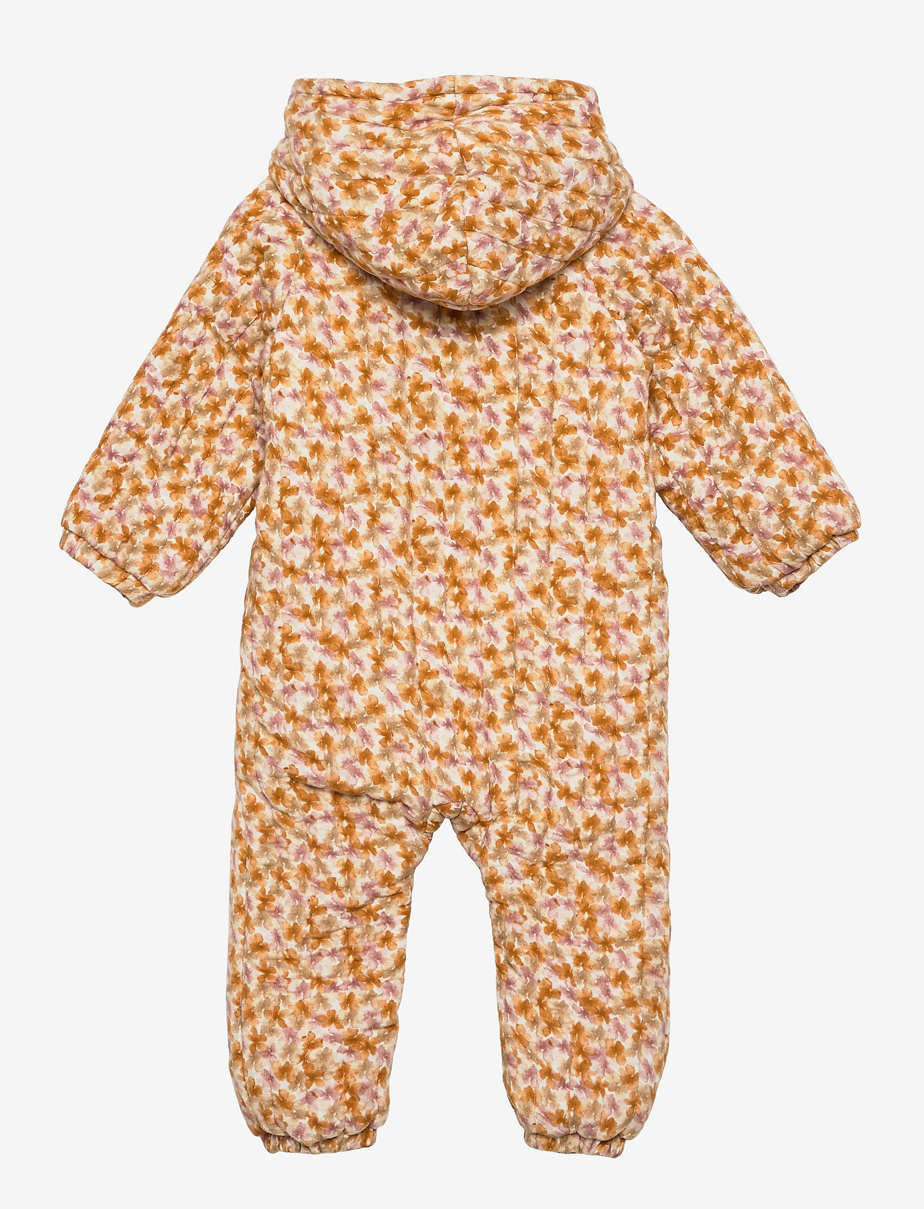 Lil'Atelier - NBFGALLA SUIT W HOOD AOP - turtledove - 1