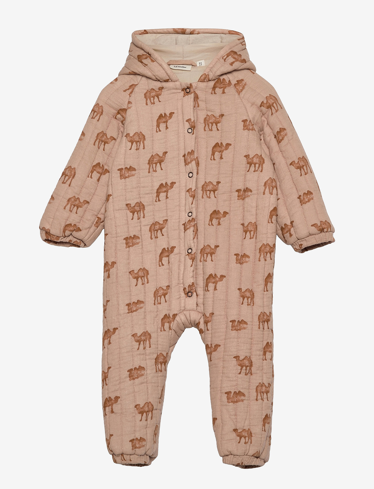 Lil'Atelier - NBMGALLO SUIT W HOOD AOP - humus - 0