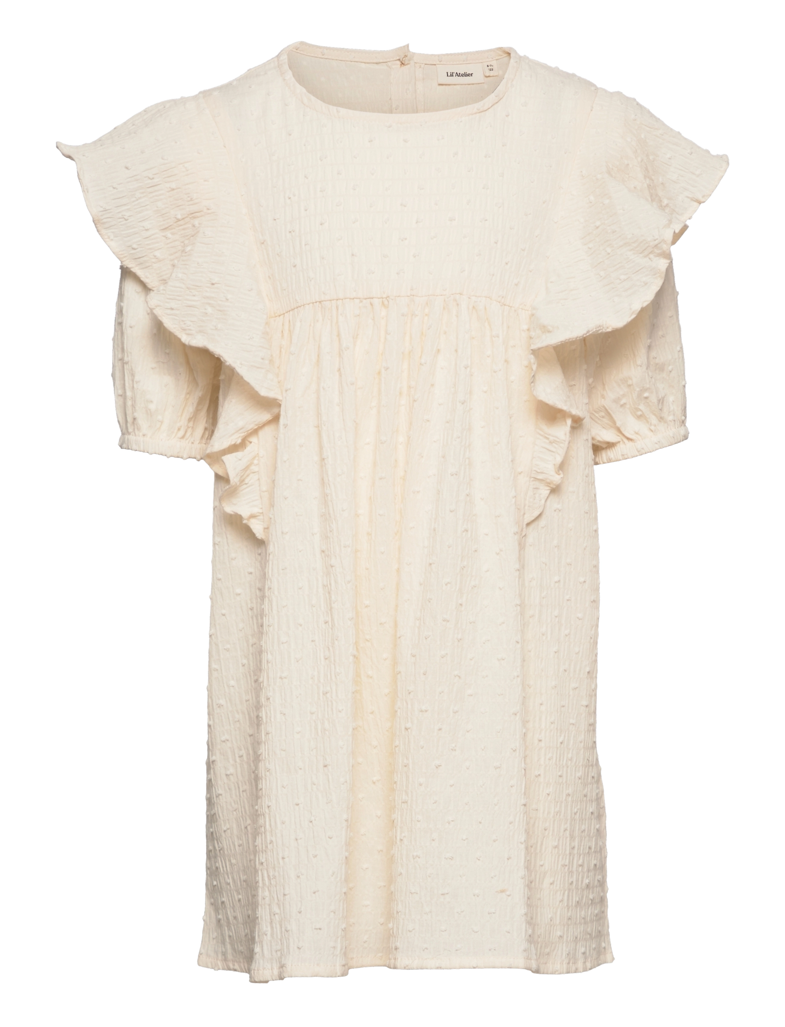Lil'Atelier - NMFDAFNE SS LOOSE DRESS LIL - turtledove - 0