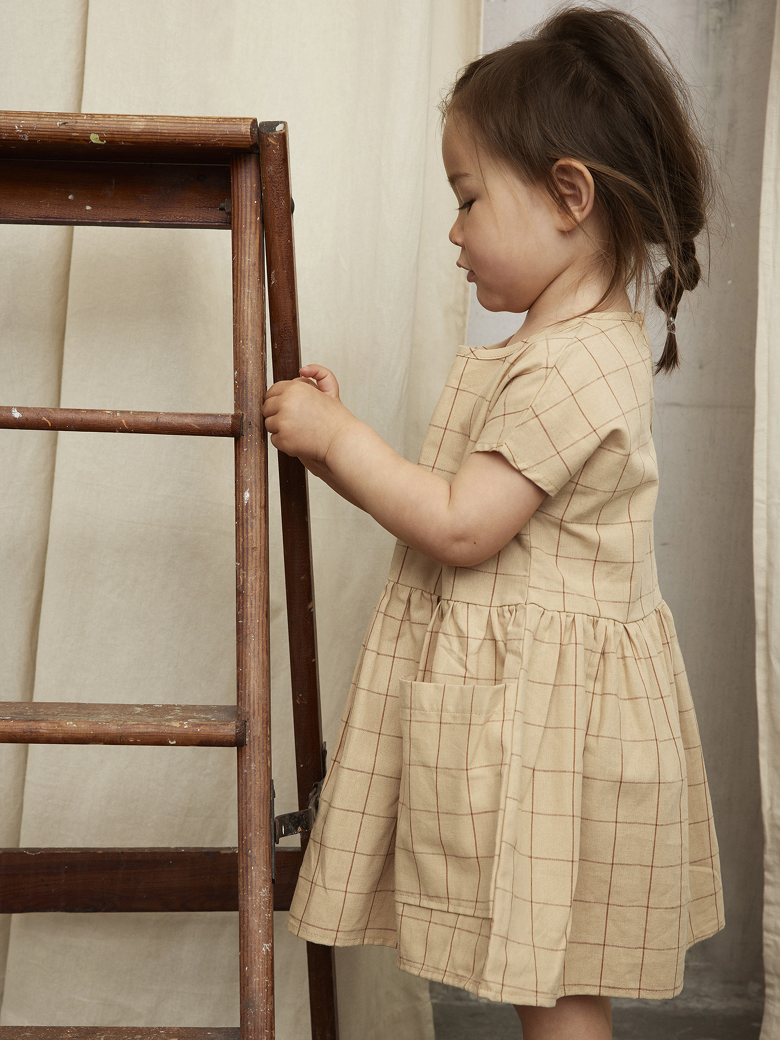 Lil'Atelier - NMFDUNNA SS LOOSE DRESS LIL - croissant - 2