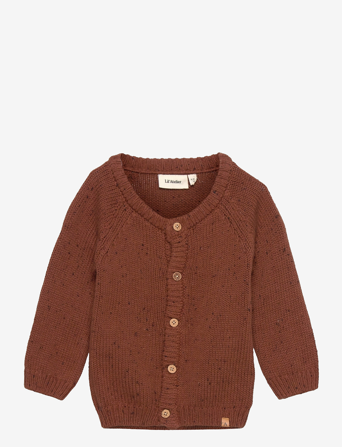 Lil'Atelier - NBNGALTO LS KNIT CARD DEC LIL - cambridge brown - 0