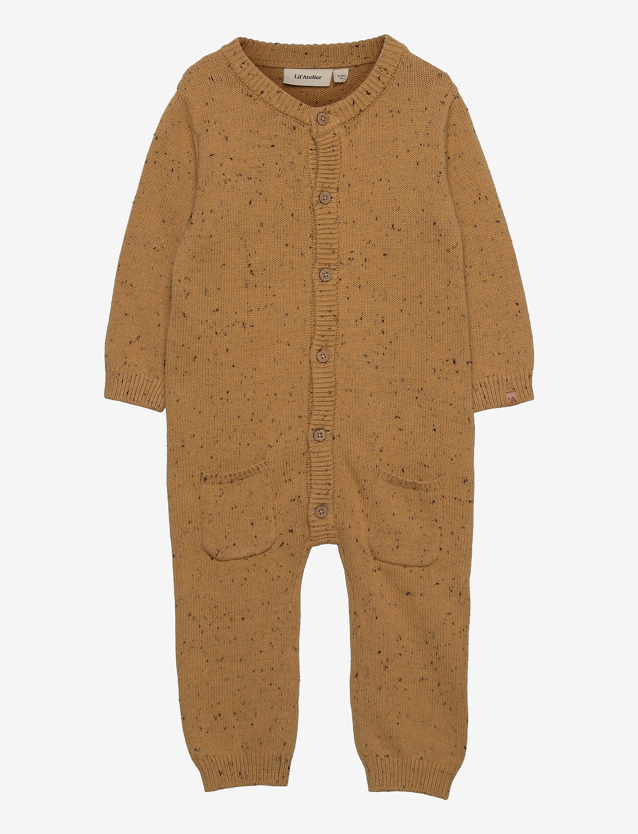 Lil'Atelier - NBNGALTO LS LOOSE KNIT SUIT LIL - honey mustard - 0