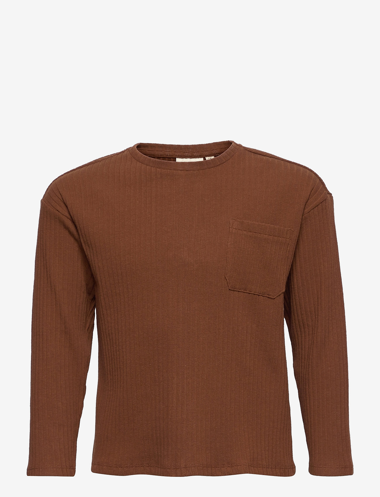 Lil'Atelier - NMNIKAR LS BOXY TOP LIL - cambridge brown - 0