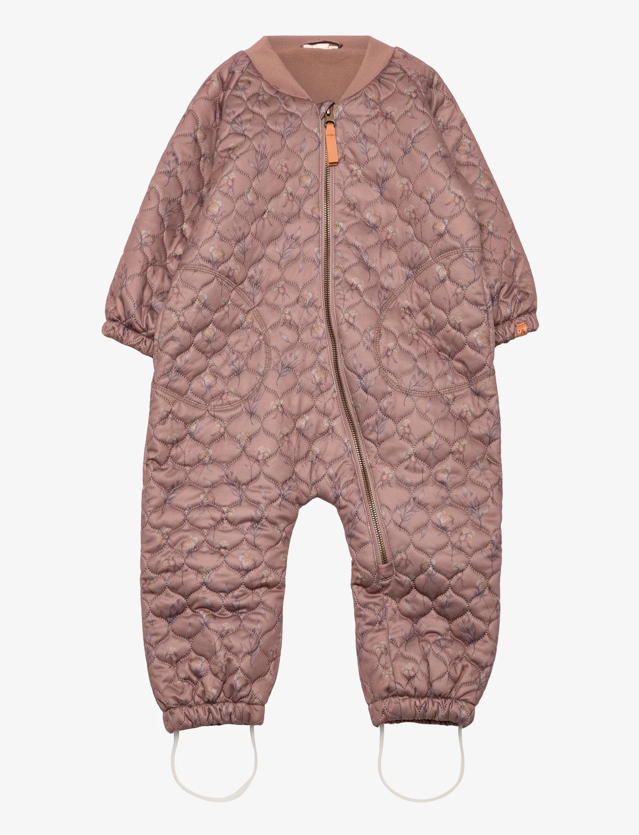 Lil'Atelier - NBFMIROSE QUILT SUIT FO LIL - thermo coveralls - myristica - 0
