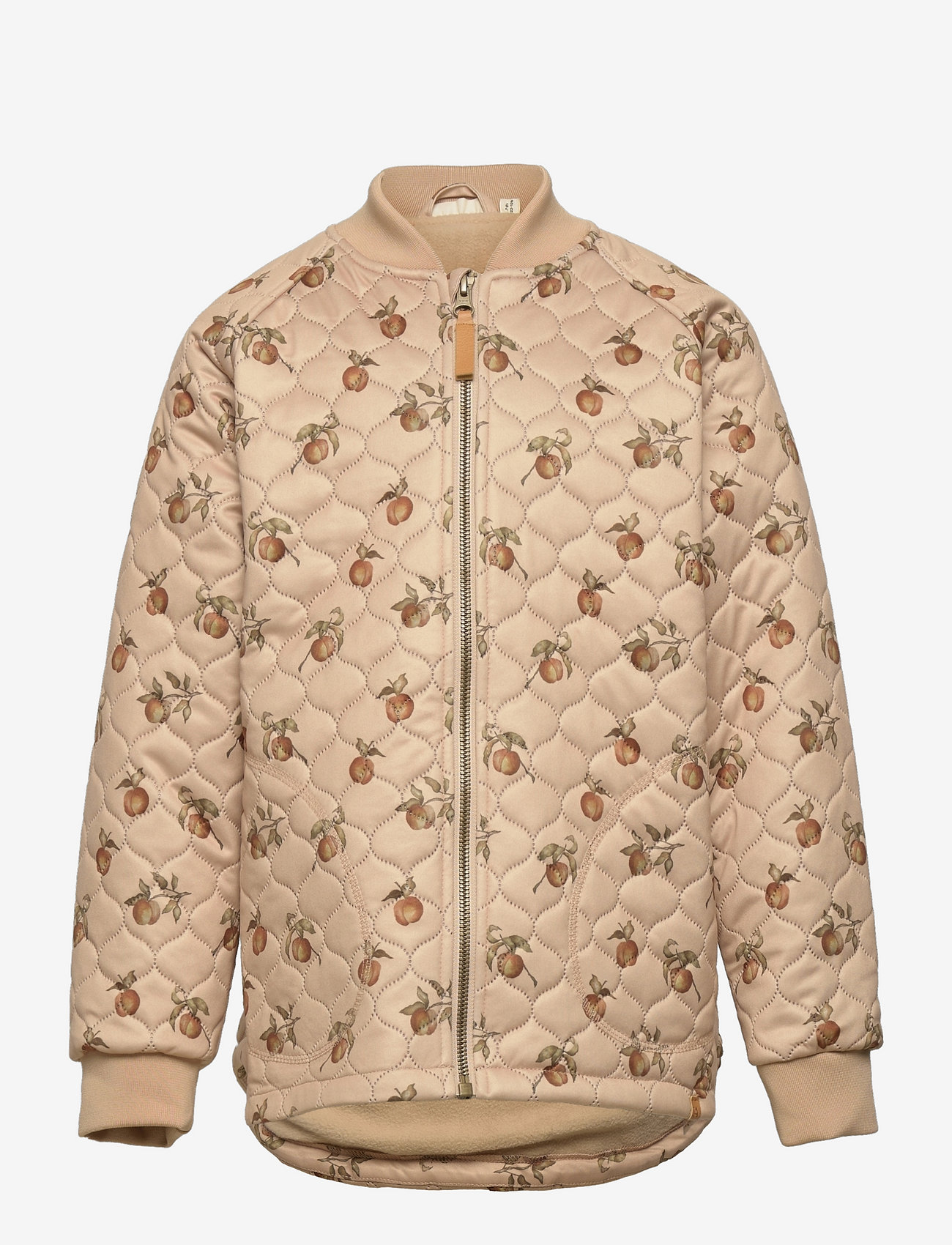 NMFMIROSE QUILT JACKET AOP FO LIL - FRAPP