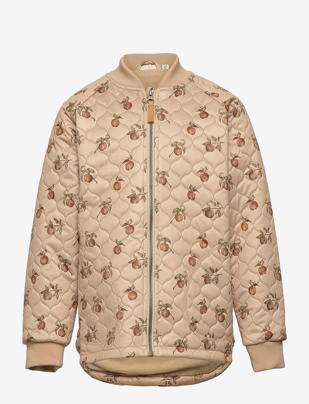 NMFMIROSE QUILT JACKET AOP FO LIL - FRAPP