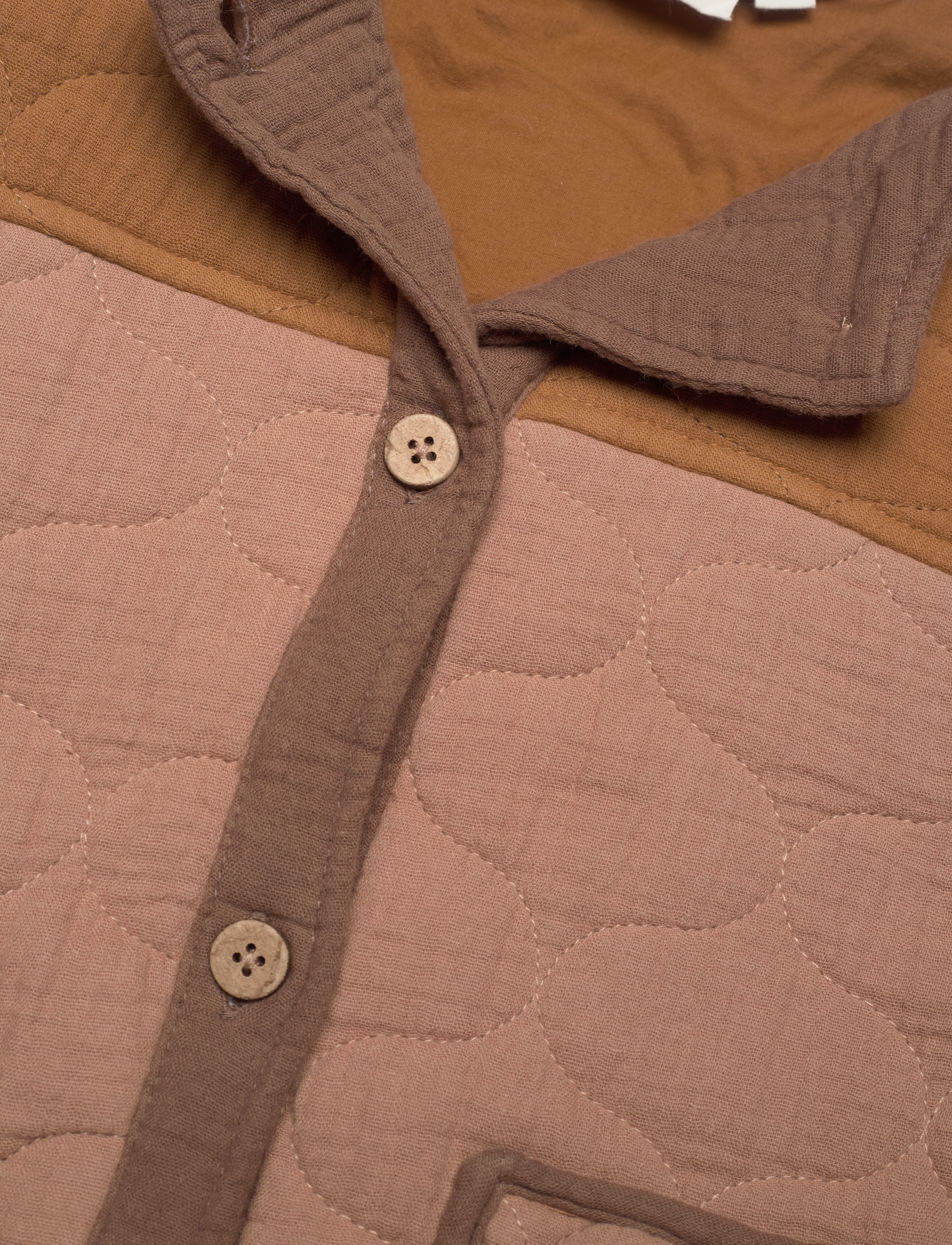 Lil'Atelier - NMFGEMINA LS QUILT LOOSE  JACKET LIL - sinopia fresco - 2