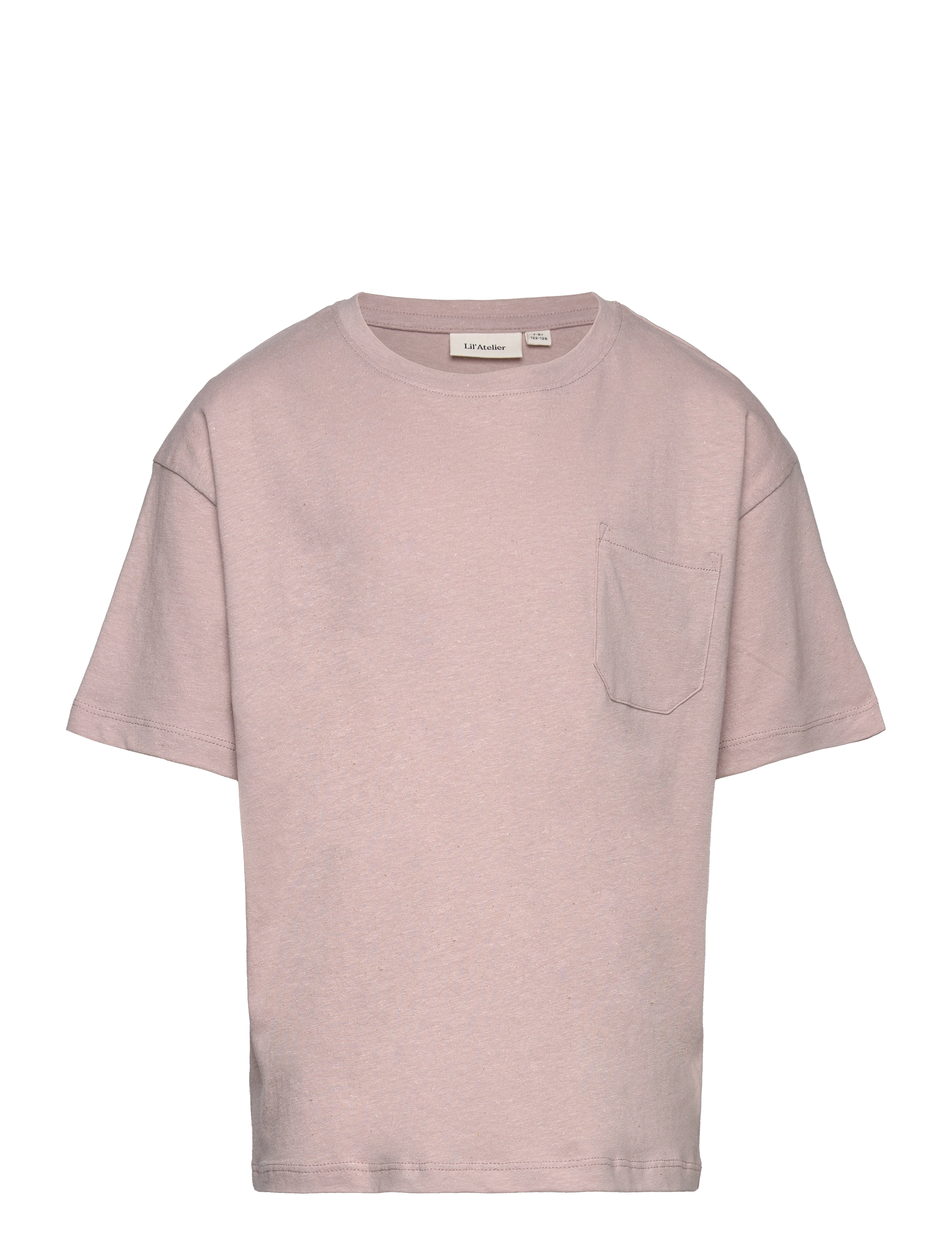 NMNELLO SS BOXY TOP LIL - BARK