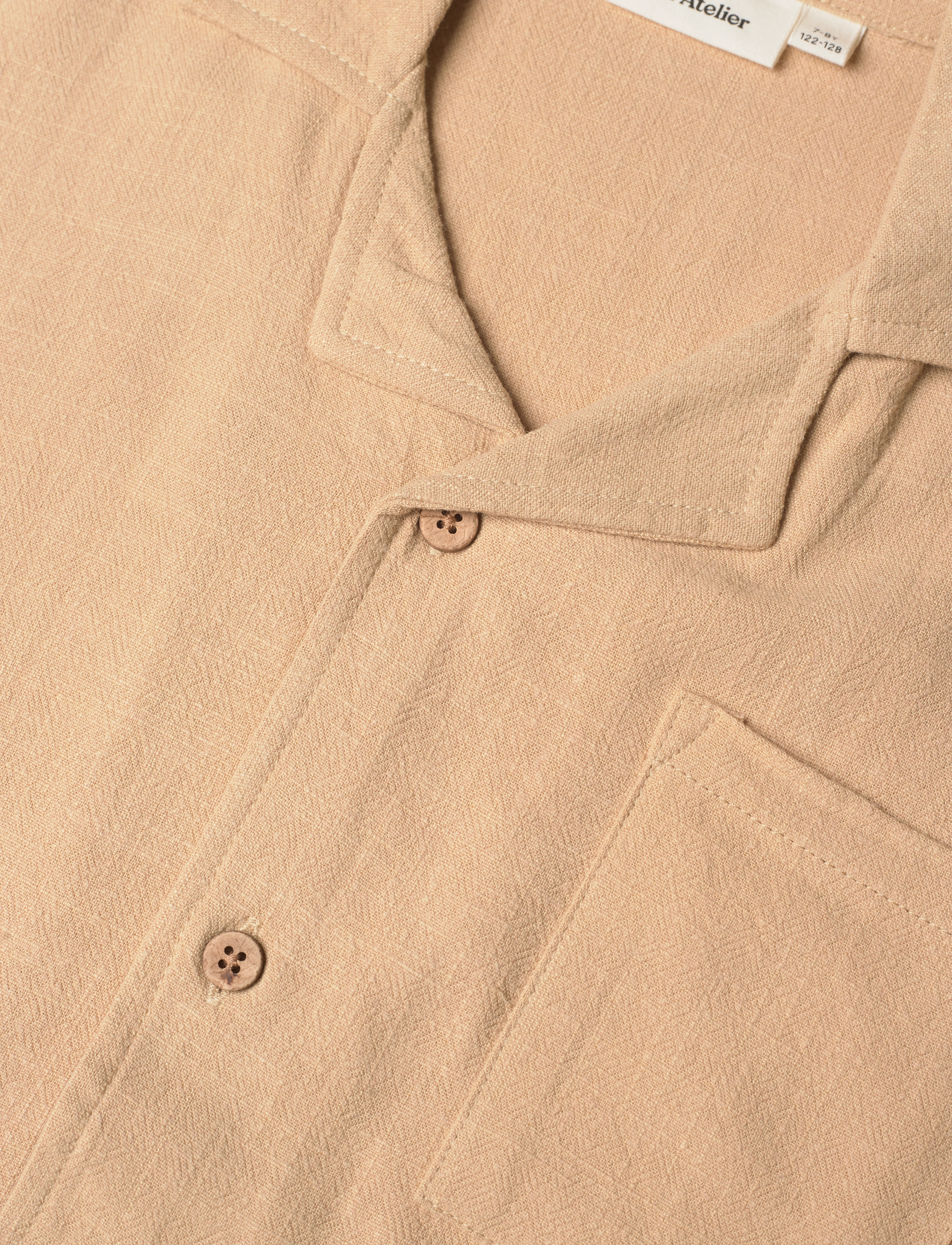 Lil'Atelier - NMMHERO SS LOOSE SHIRT LIL - iced coffee - 2