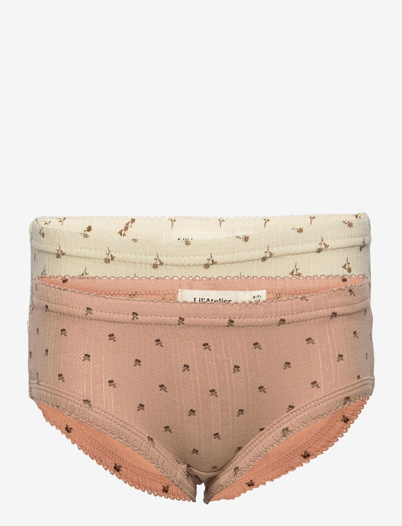 Lil'Atelier - NMFLOLA 2PACK BRIEFS  LIL - turtledove - 0