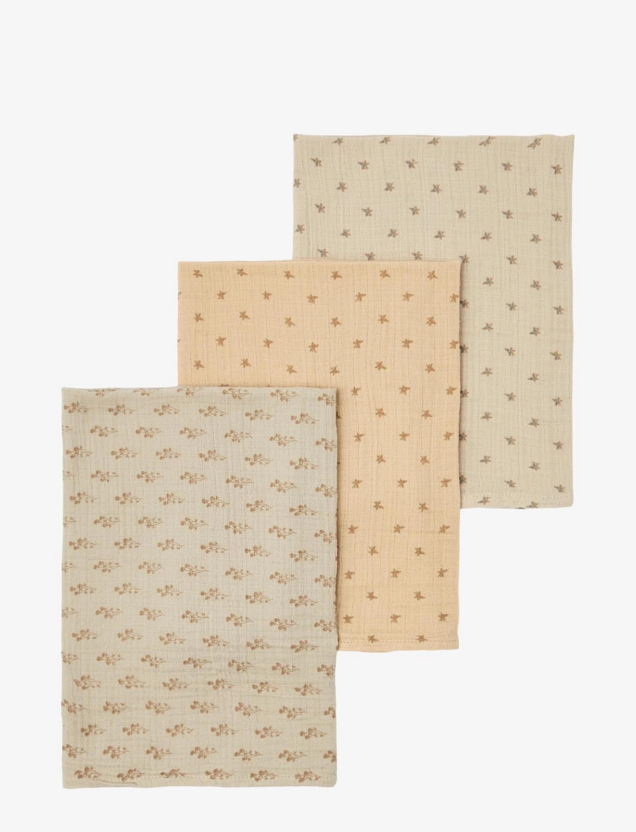 Lil'Atelier - NBNISLEY 3 PACK NAPPIES AOP AU LIL - peyote - 0