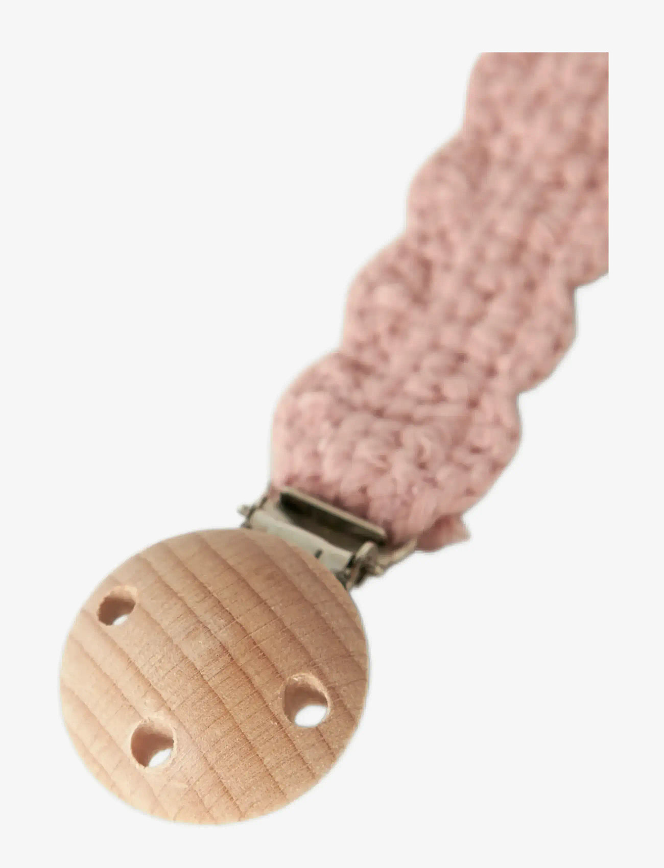Lil'Atelier - NBNLIMO CROCHET PACIFIER STRING LIL - pacifier clips - misty rose - 3